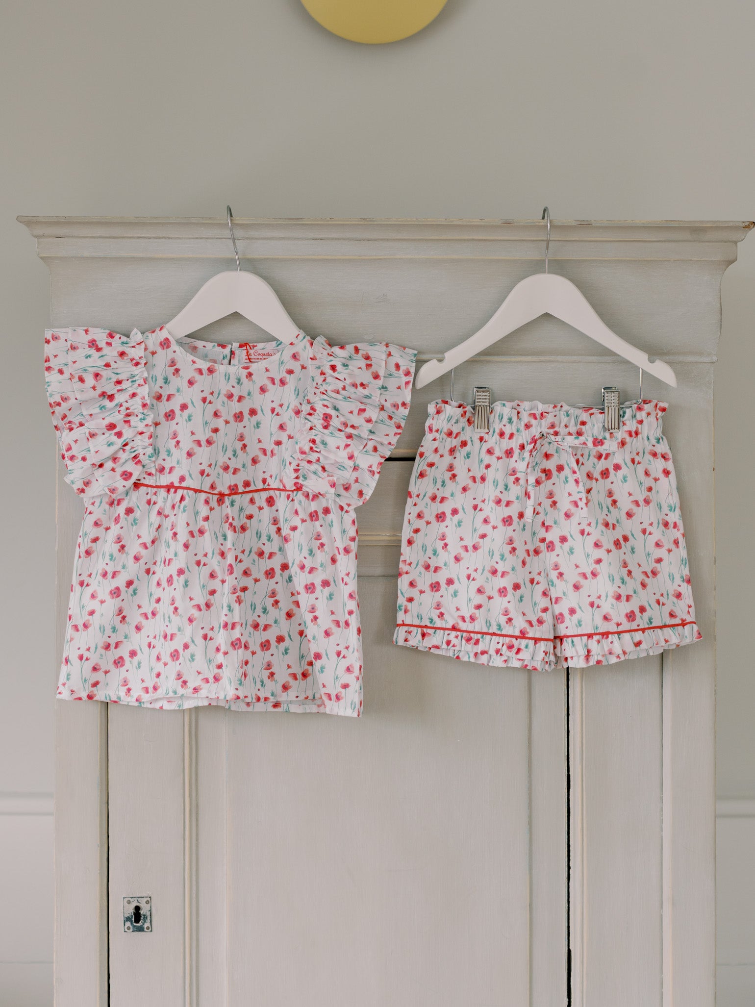 Red Poppies Oria Girl Set