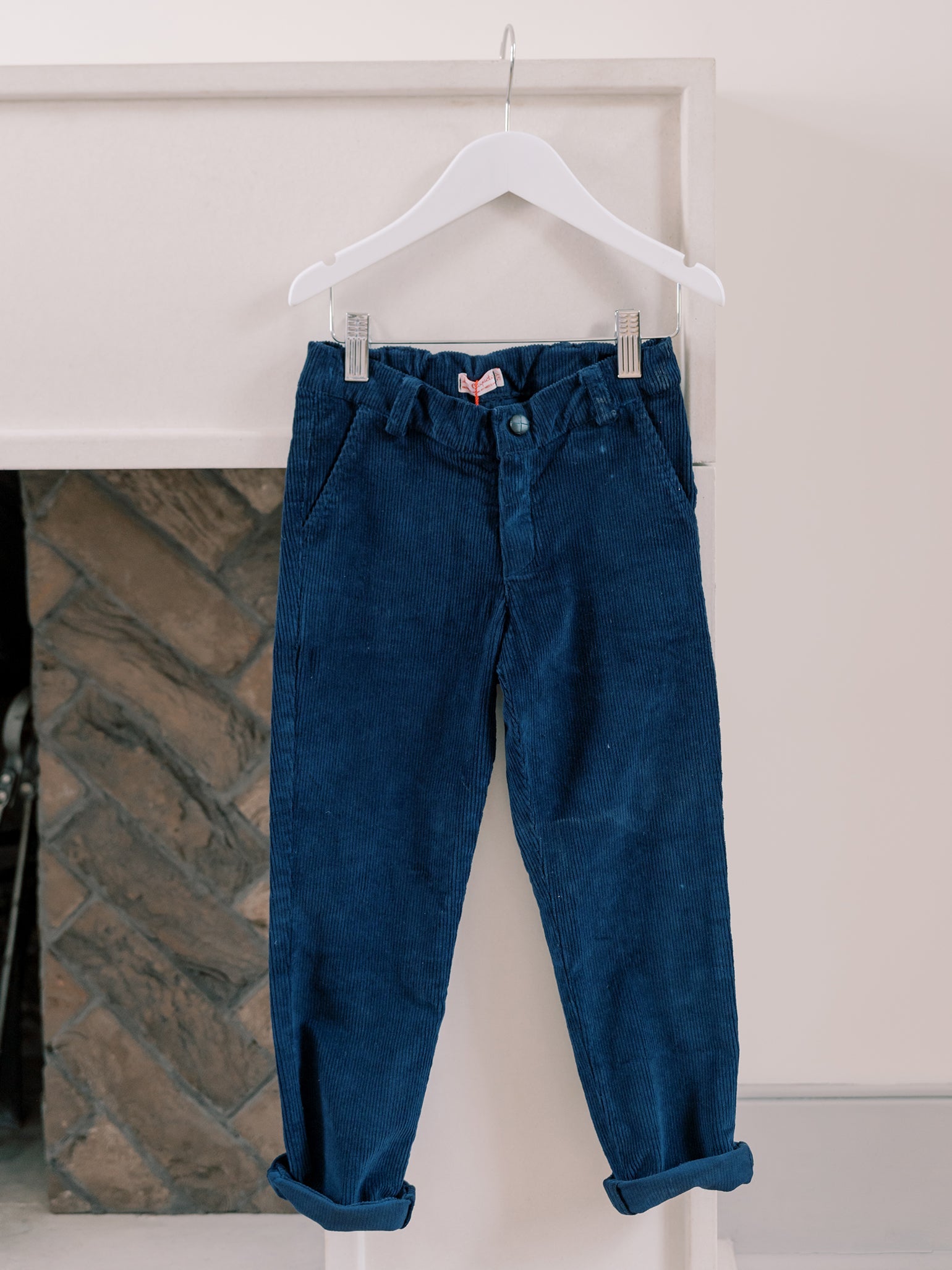 Navy Reinaldo Corduroy Boy Trousers