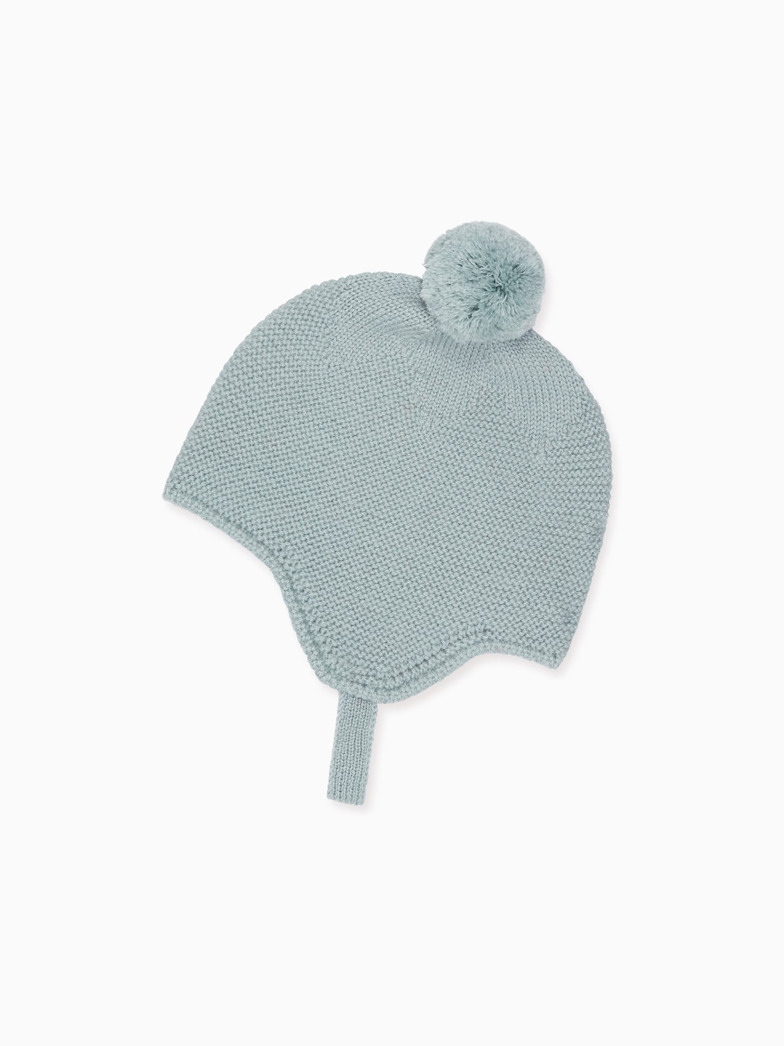 Sage Green Renta Merino Baby Bonnet