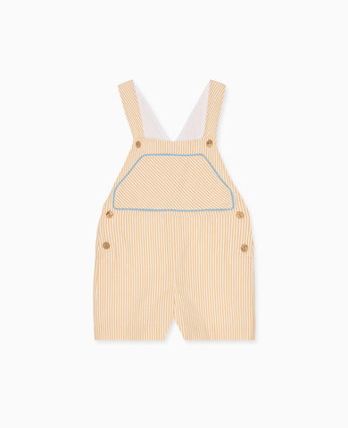 Yellow Stripe Ringo Baby Dungarees
