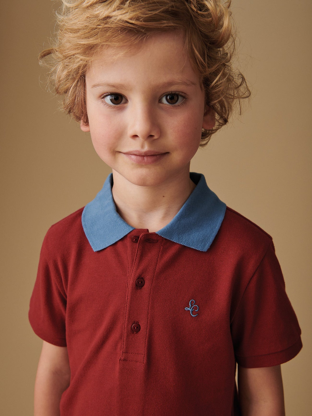 Burgundy Rocco Boy Polo Shirt