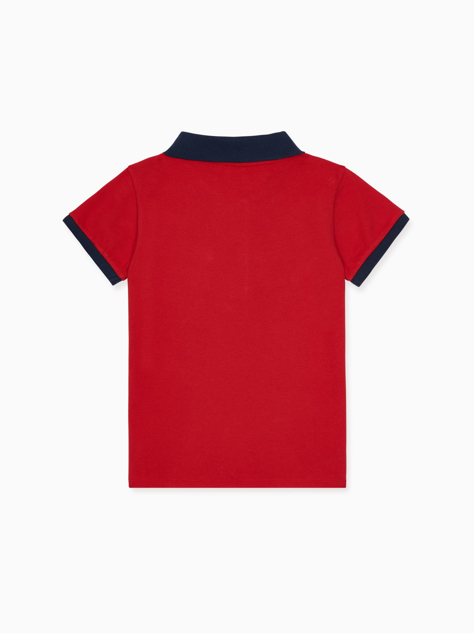 Red Roco Boy Cotton Polo Shirt