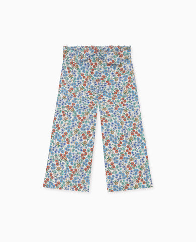 Blue Floral Roda Girl Trousers