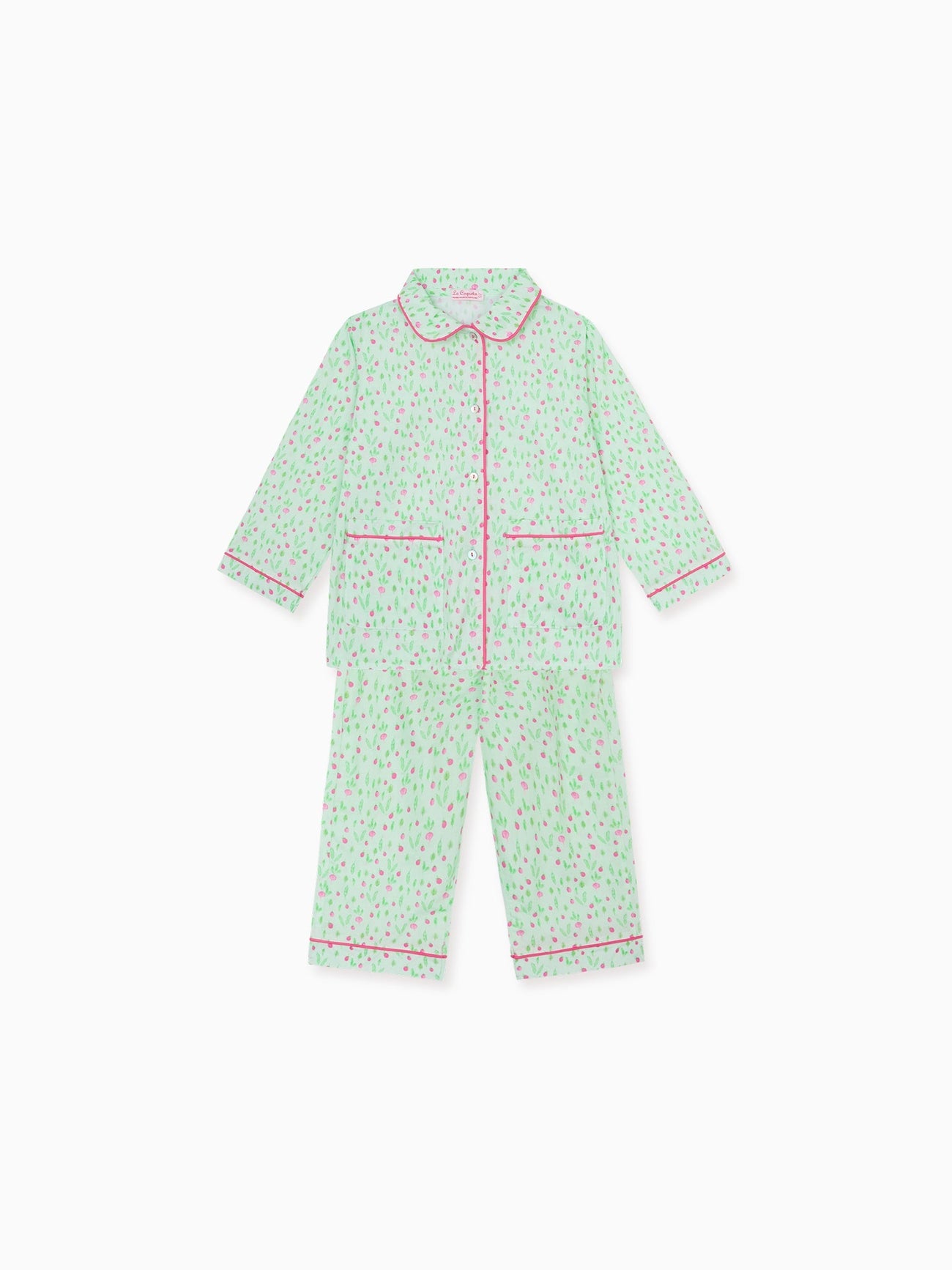 Green Vegetable Romera Kids Pyjamas