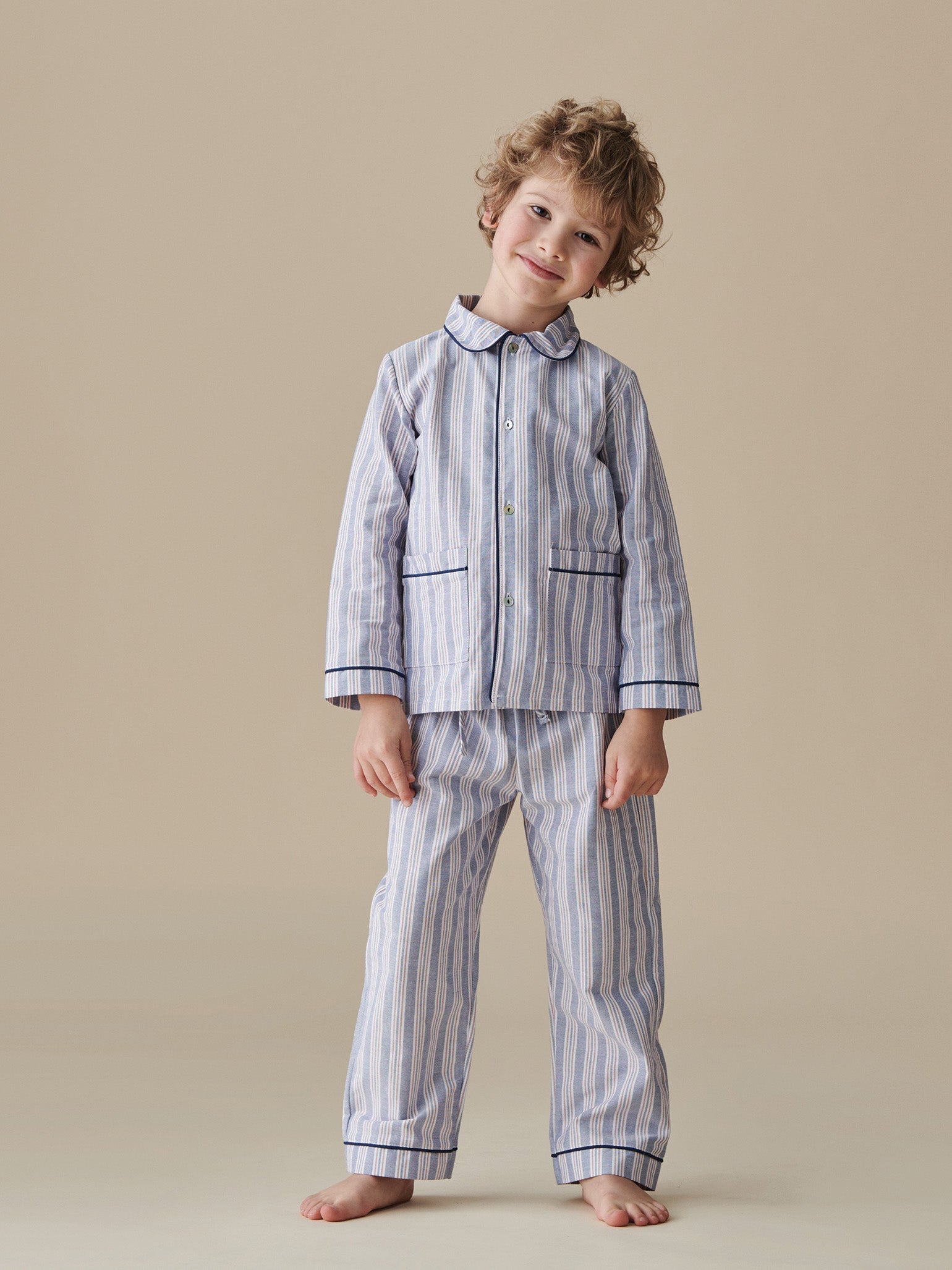 Blue Stripe Romera Kids Pyjamas