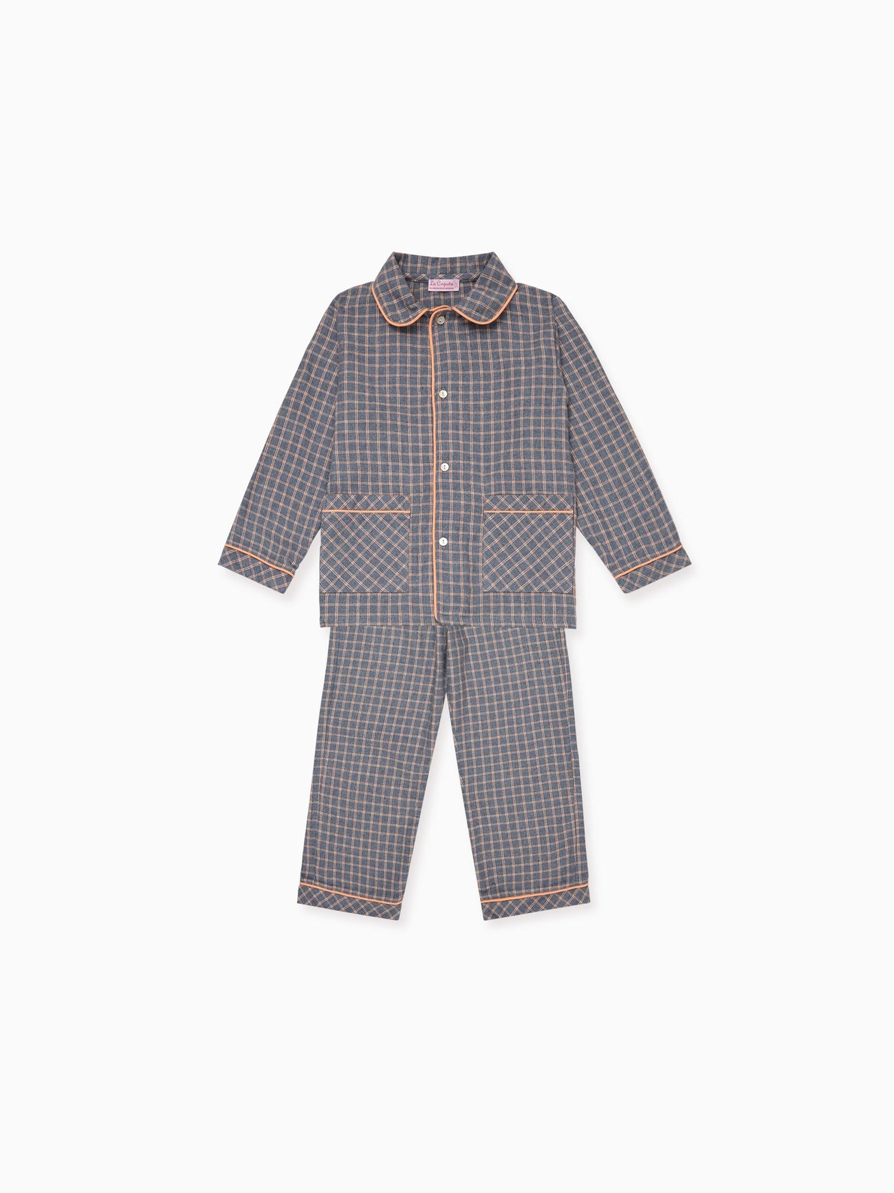 Grey Check Romero Kids Pyjamas