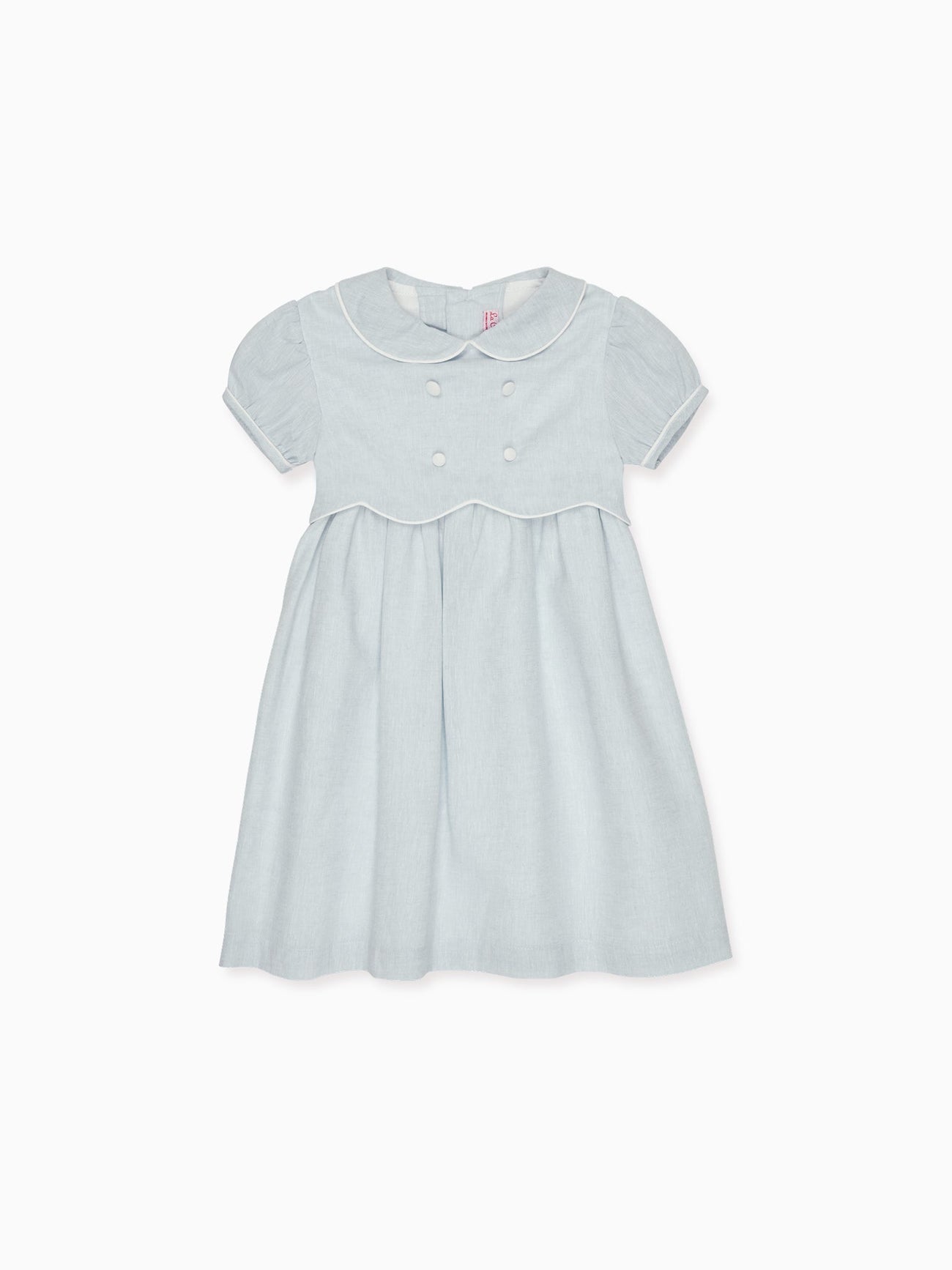 Dusty Blue Romina Girl Dress