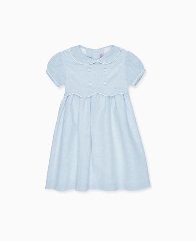 Dusty Blue Romina Girl Dress