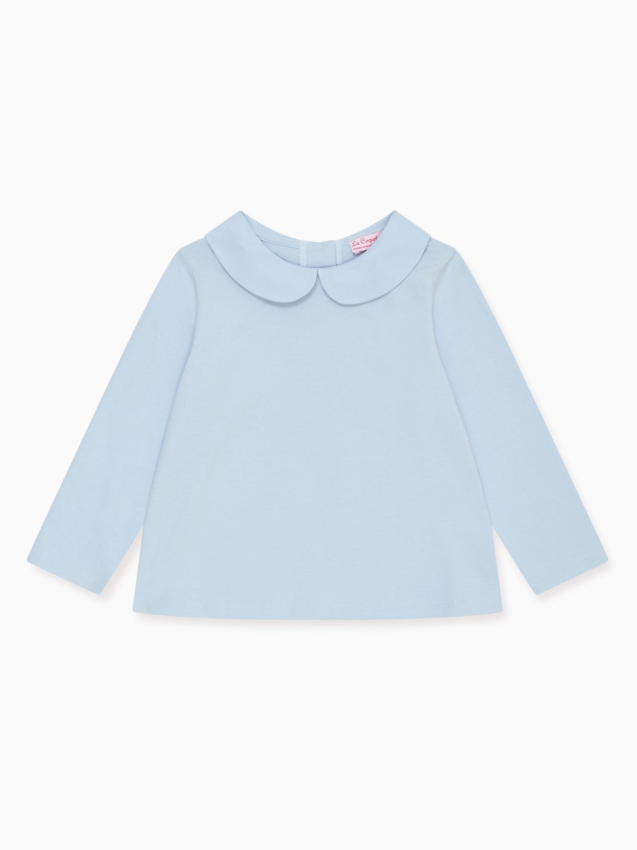 Light Blue Romo Long Sleeve Baby Top