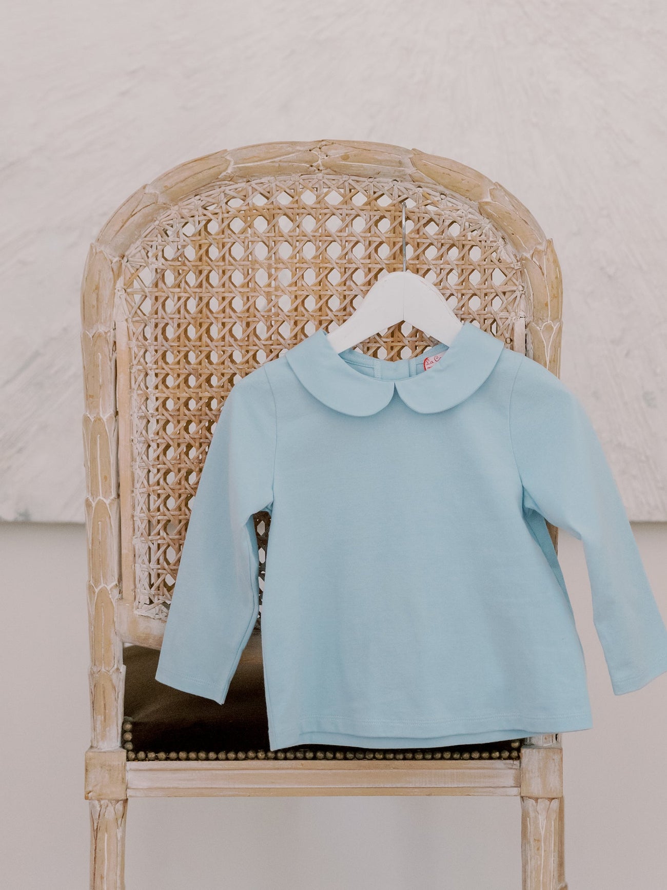 Light Blue Romo Long Sleeve Baby Top