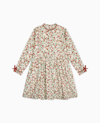 Ivory Floral Rosaura Girl Dress