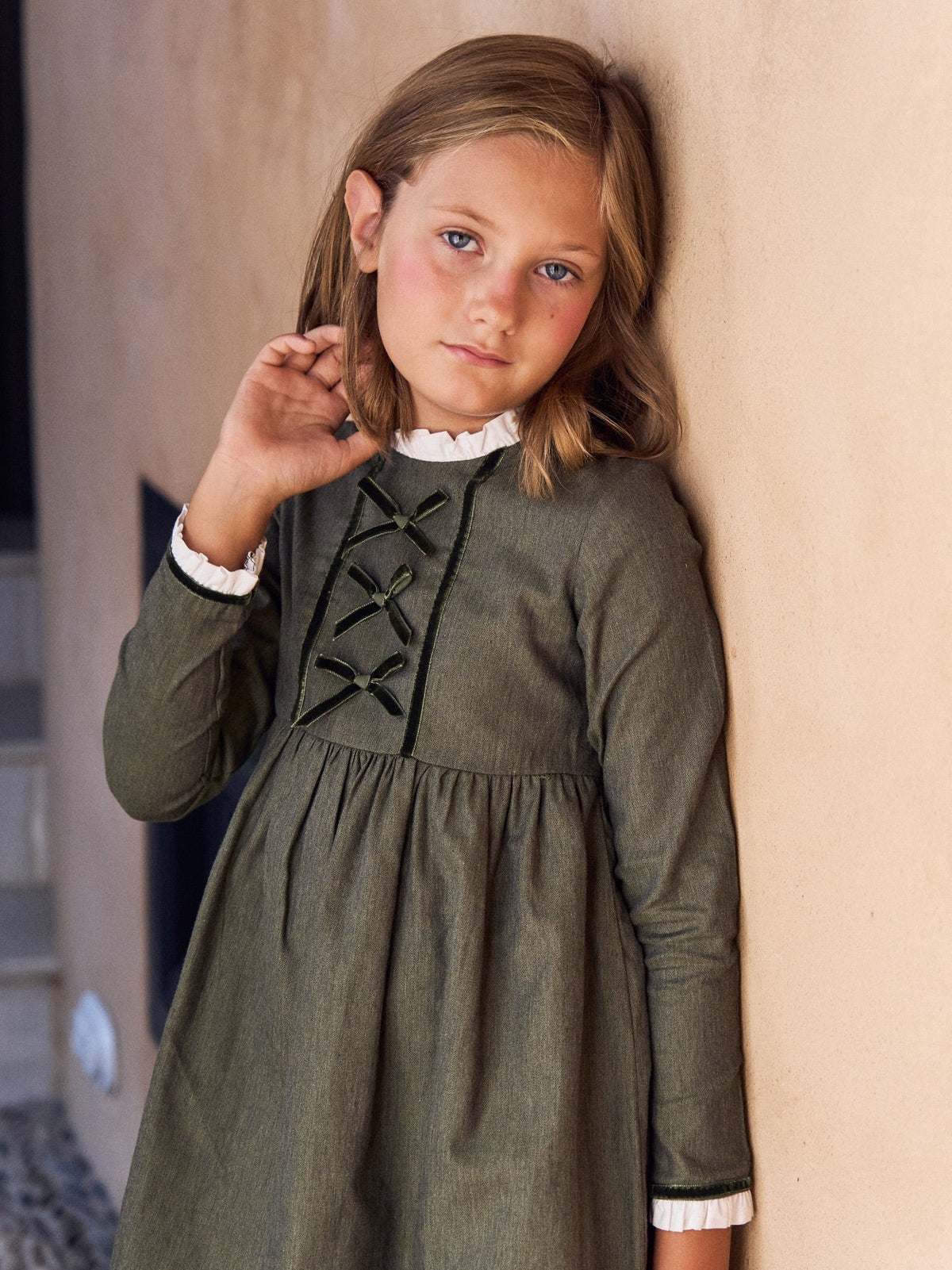 Green Rosita Girl Dress