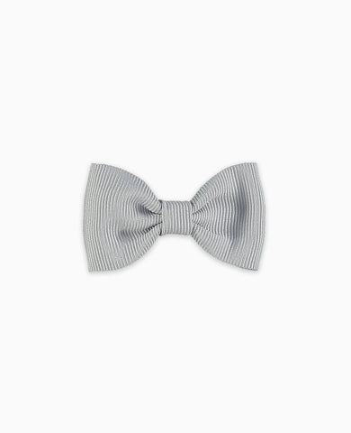 Light Grey Small Bow Girl Clip