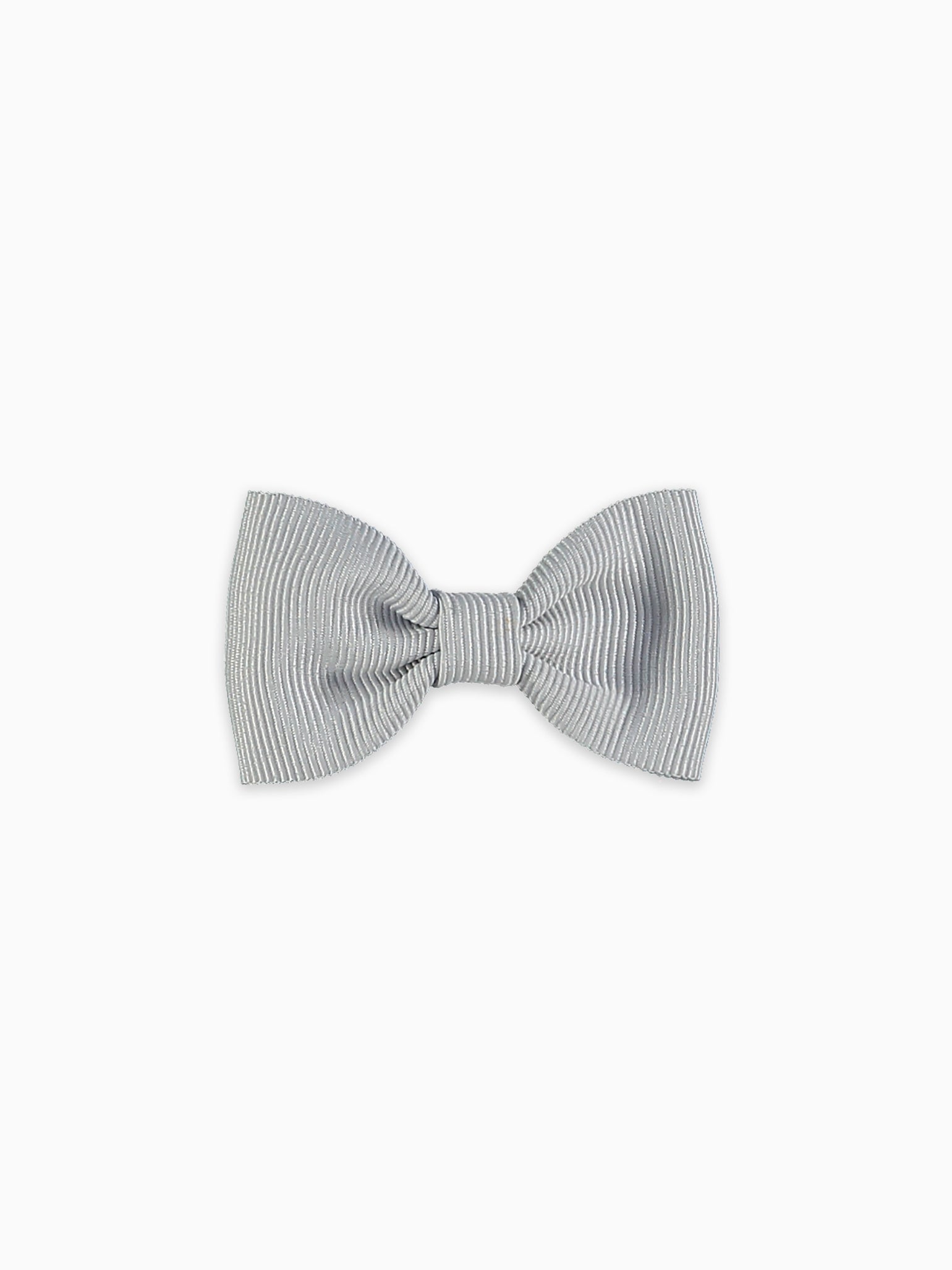 Light Grey Small Bow Girl Clip