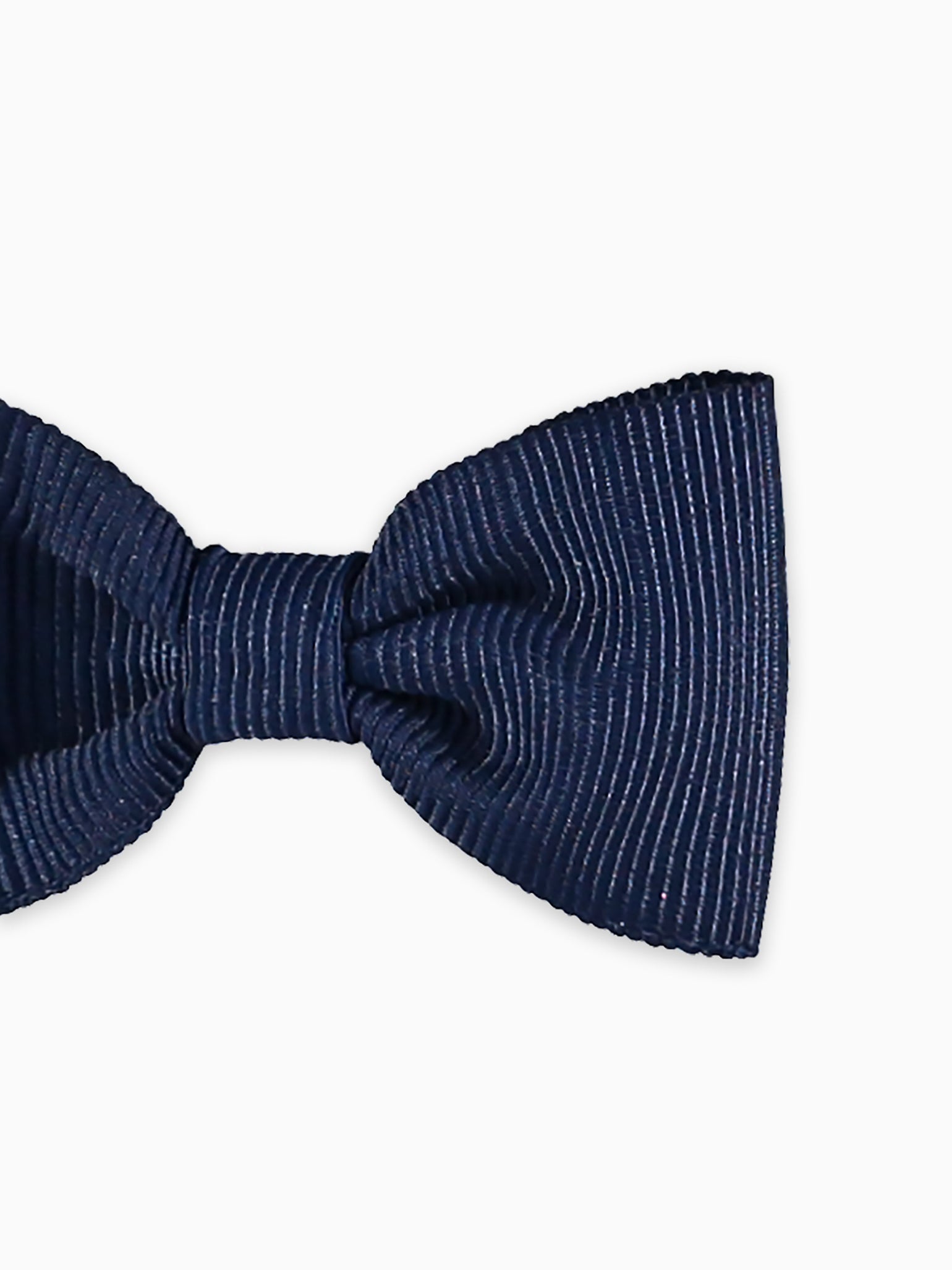 Navy Blue Small Bow Girl Clip