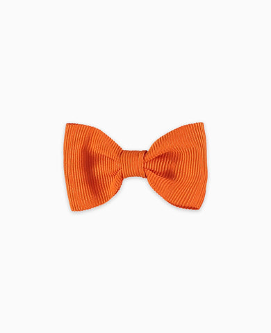 Orange Small Bow Girl Clip