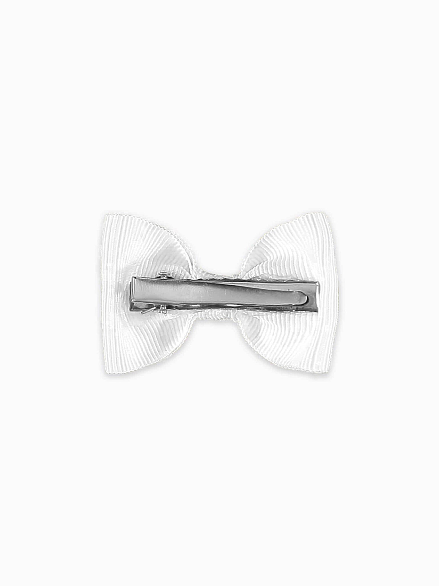 White Small Bow Girl Clip