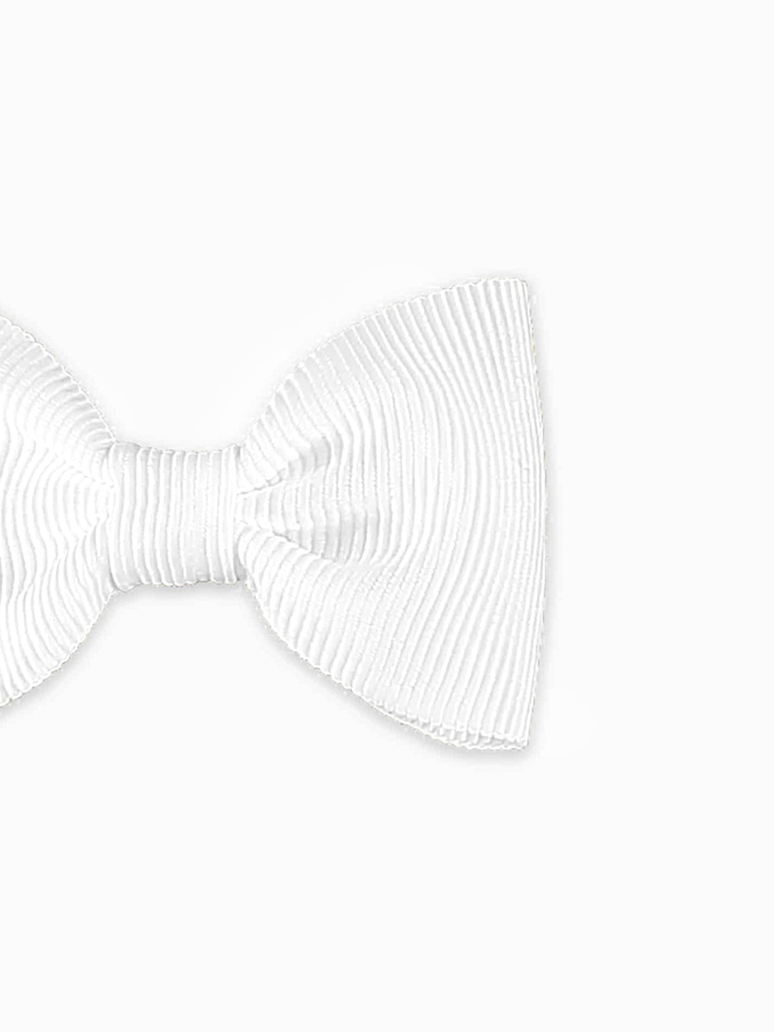 White Small Bow Girl Clip