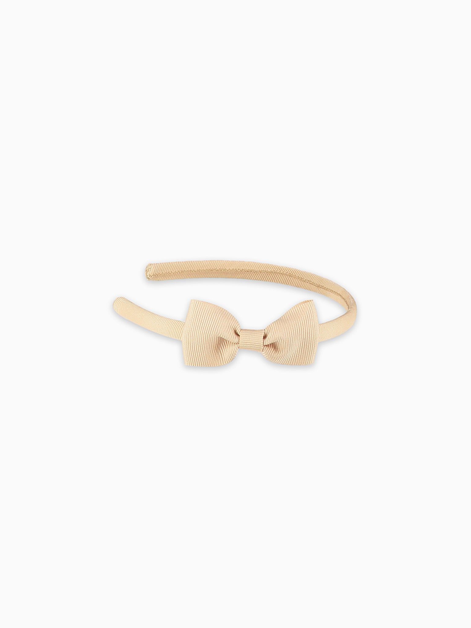 Nude Small Bow Girl Headband