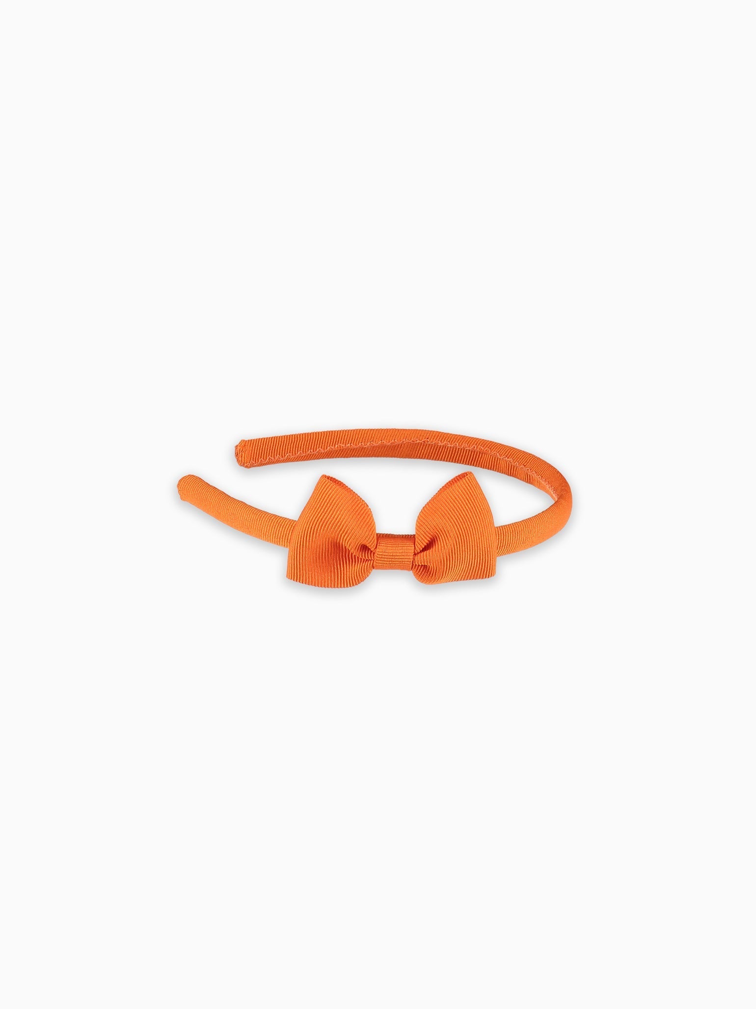 Orange Small Bow Girl Headband