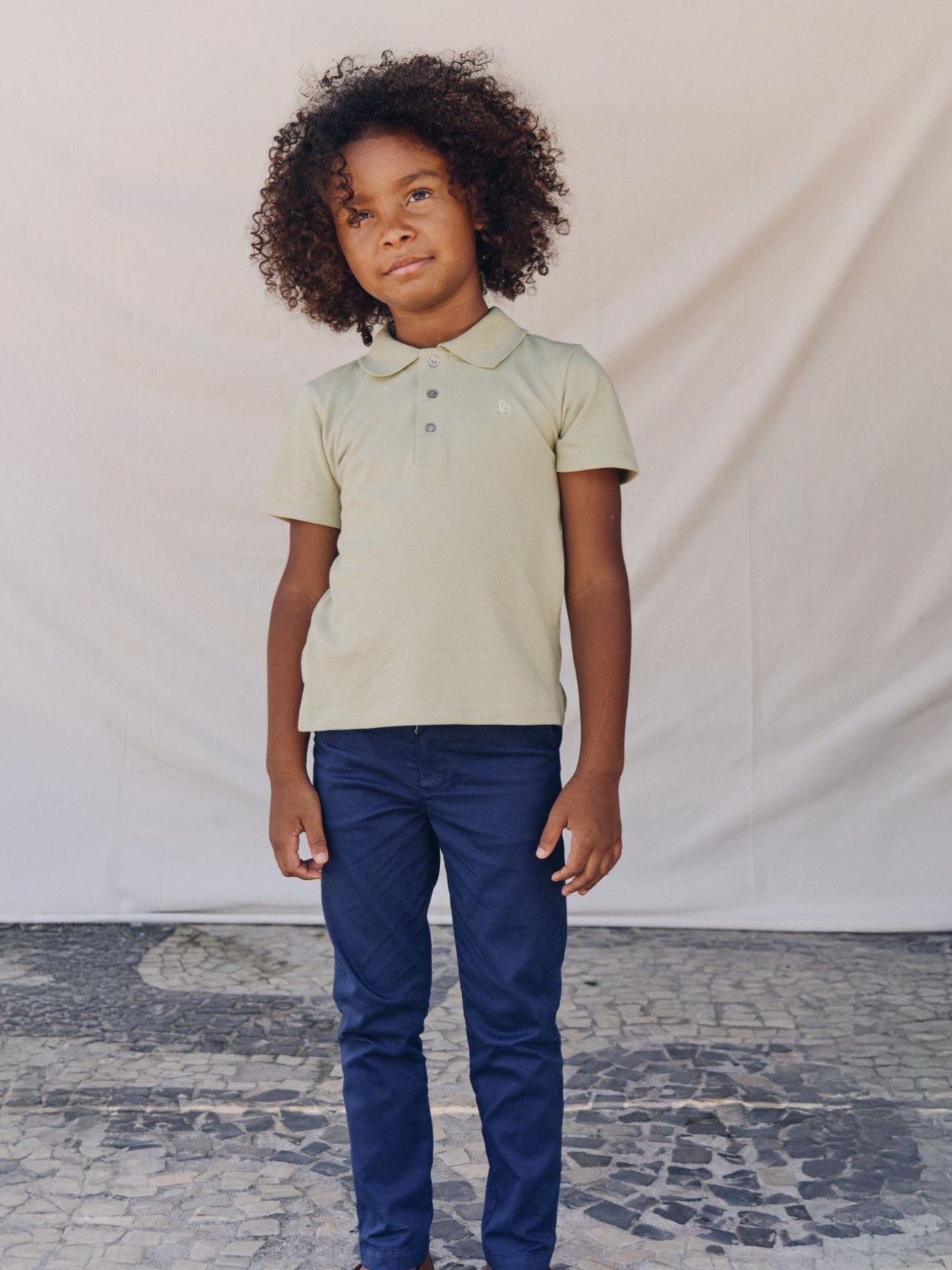 Sage Camilo Boy Polo Shirt