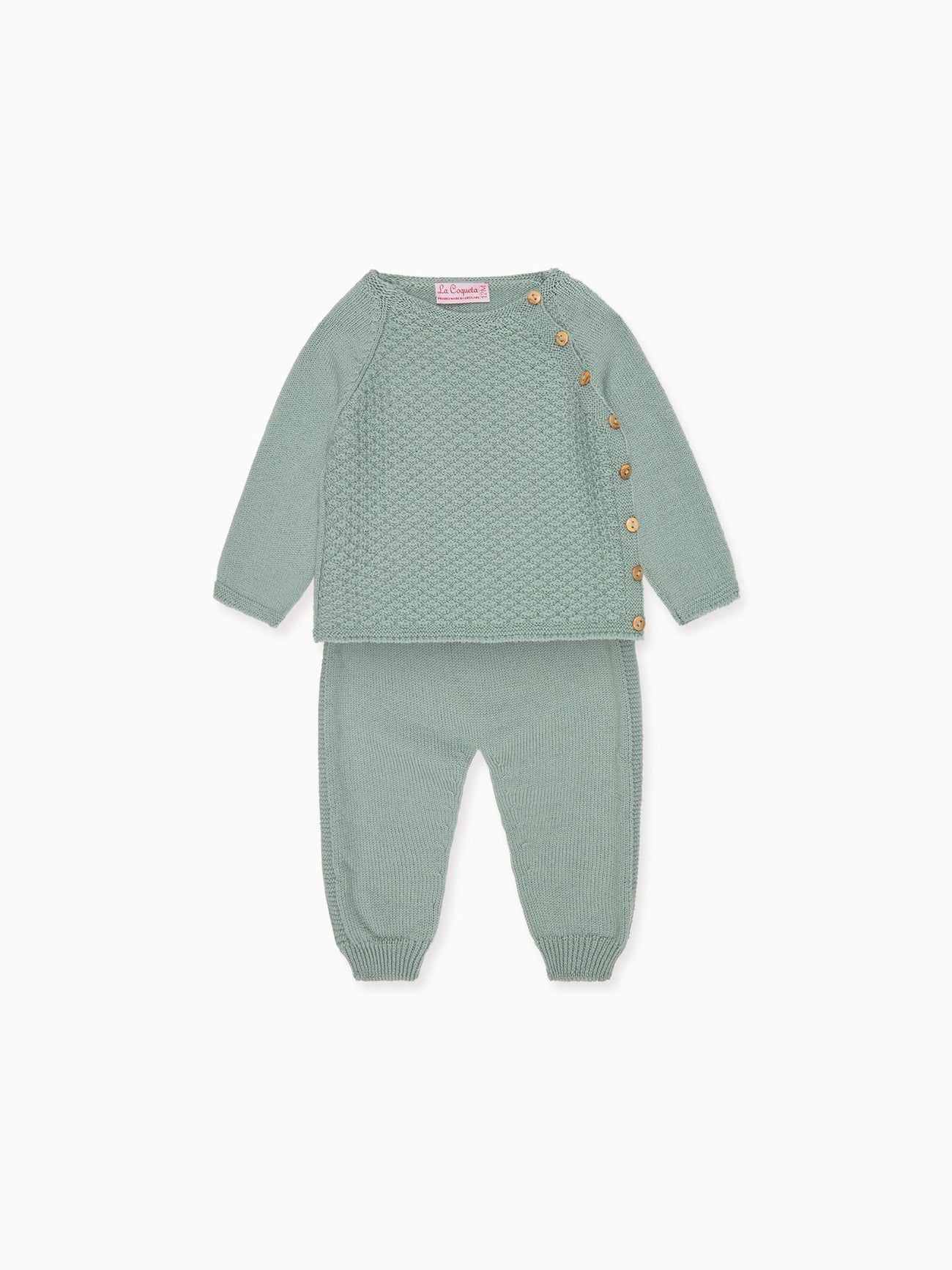 Sage Samuel Merino Baby Knitted Set