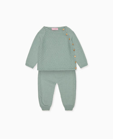 Sage Samuel Merino Baby Knitted Set