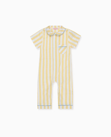 Lemon Stripe Santana Baby Pyjamas