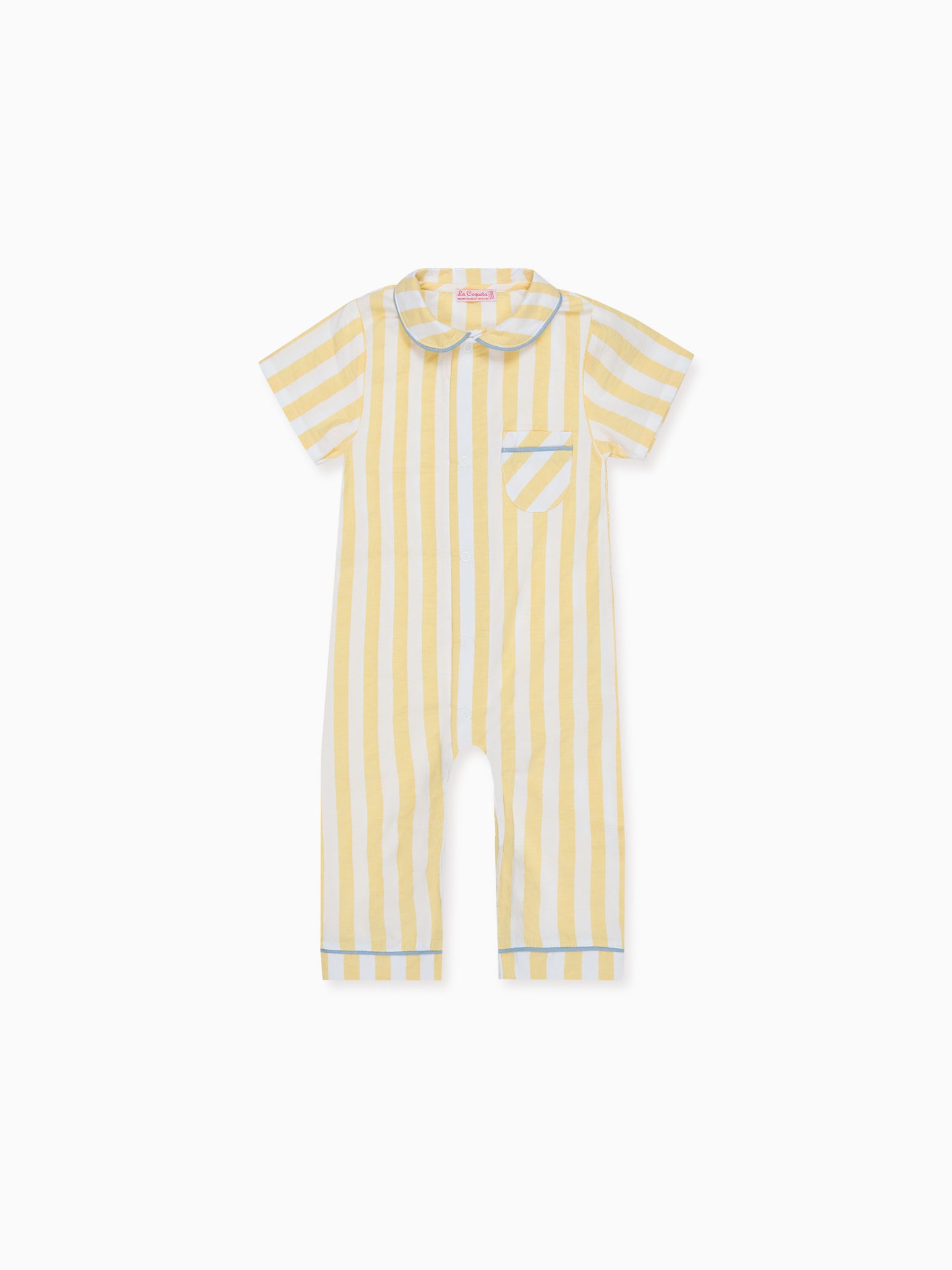 Lemon Stripe Santana Baby Pyjamas