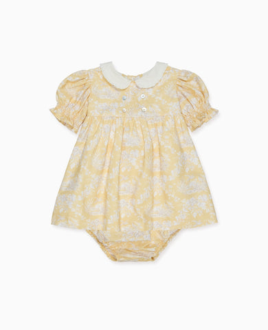 Yellow Toile Savanna Baby Girl Set