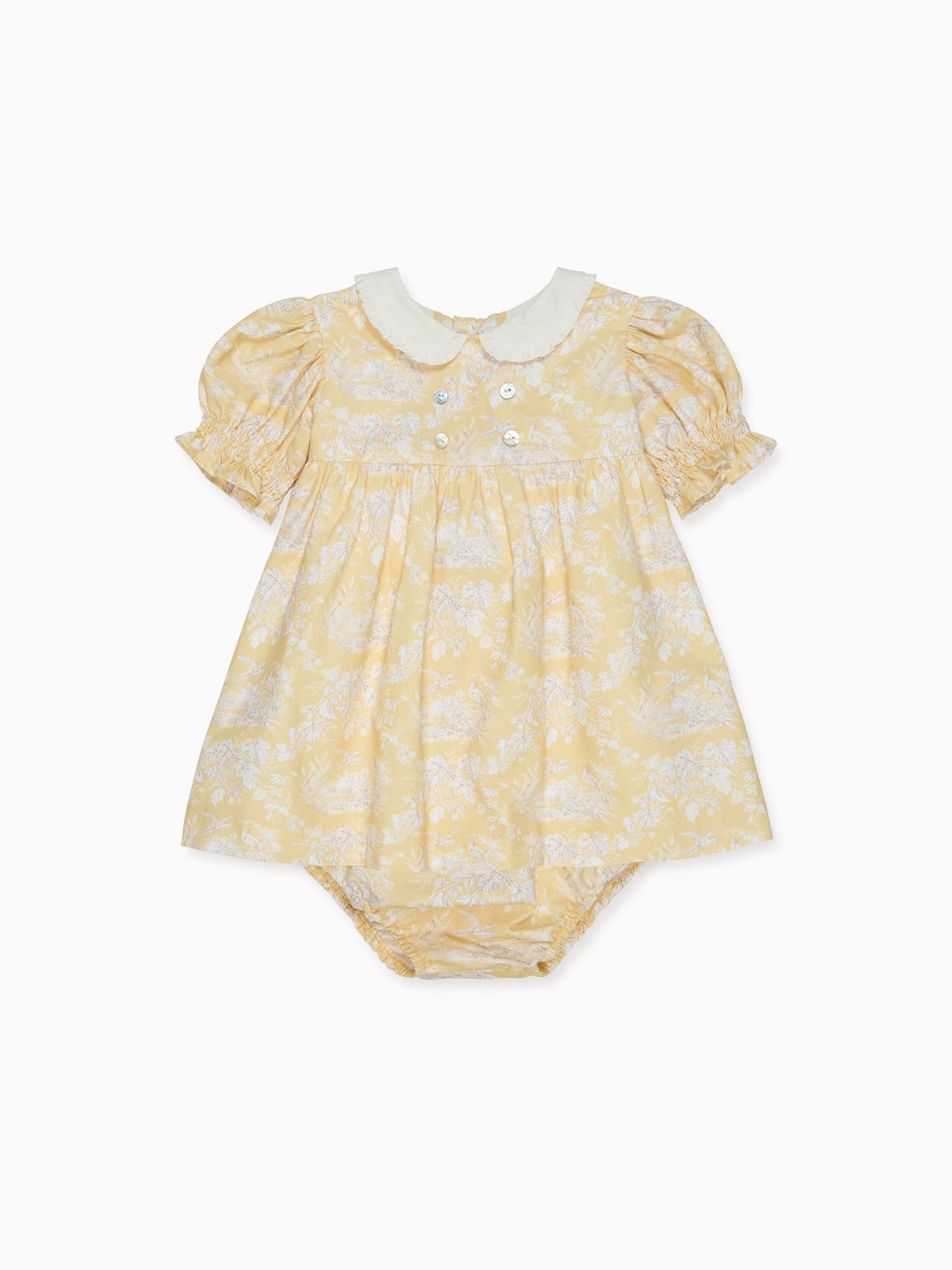 Yellow Toile Savanna Baby Girl Set