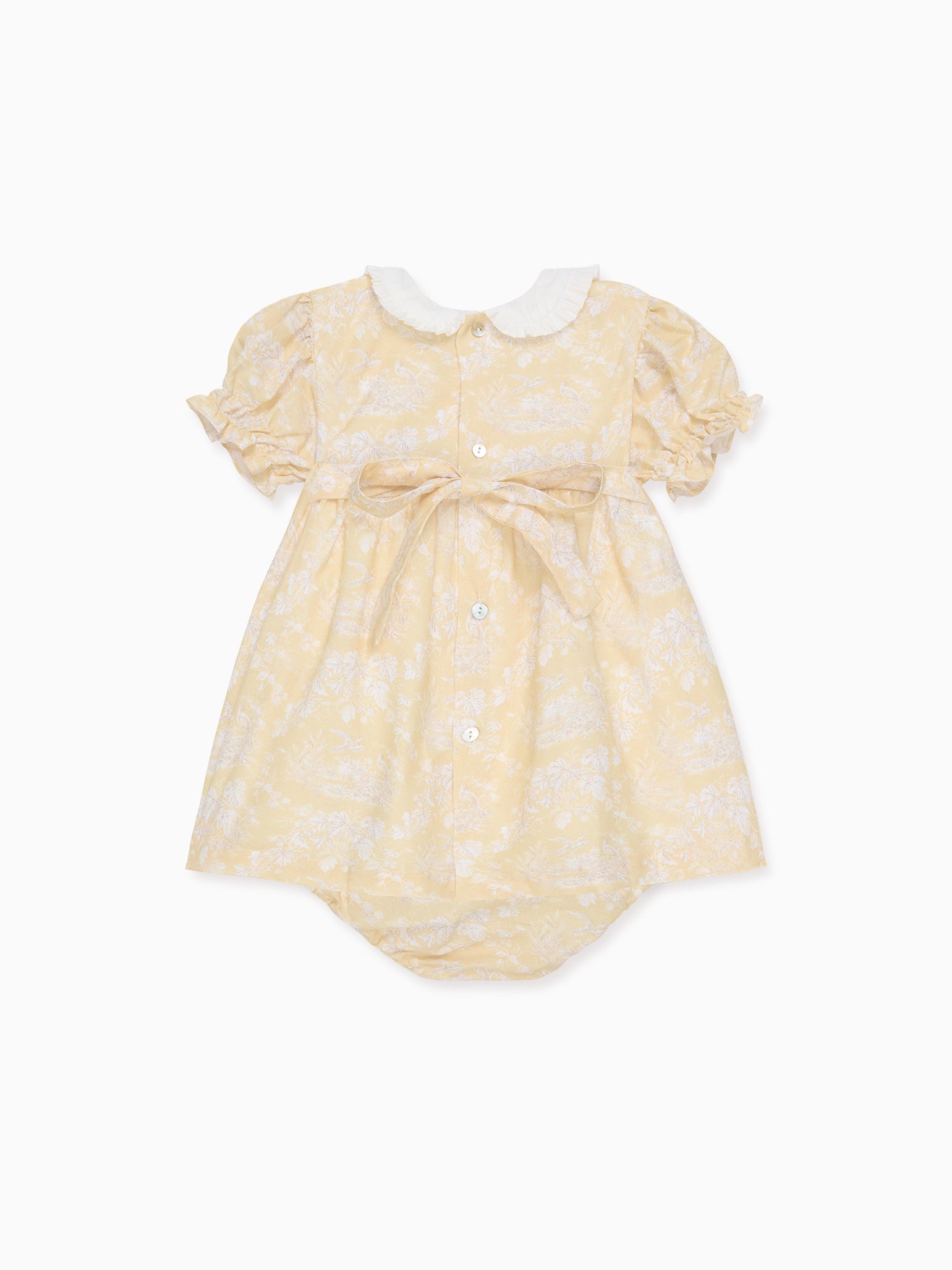 Yellow Toile Savanna Baby Girl Set