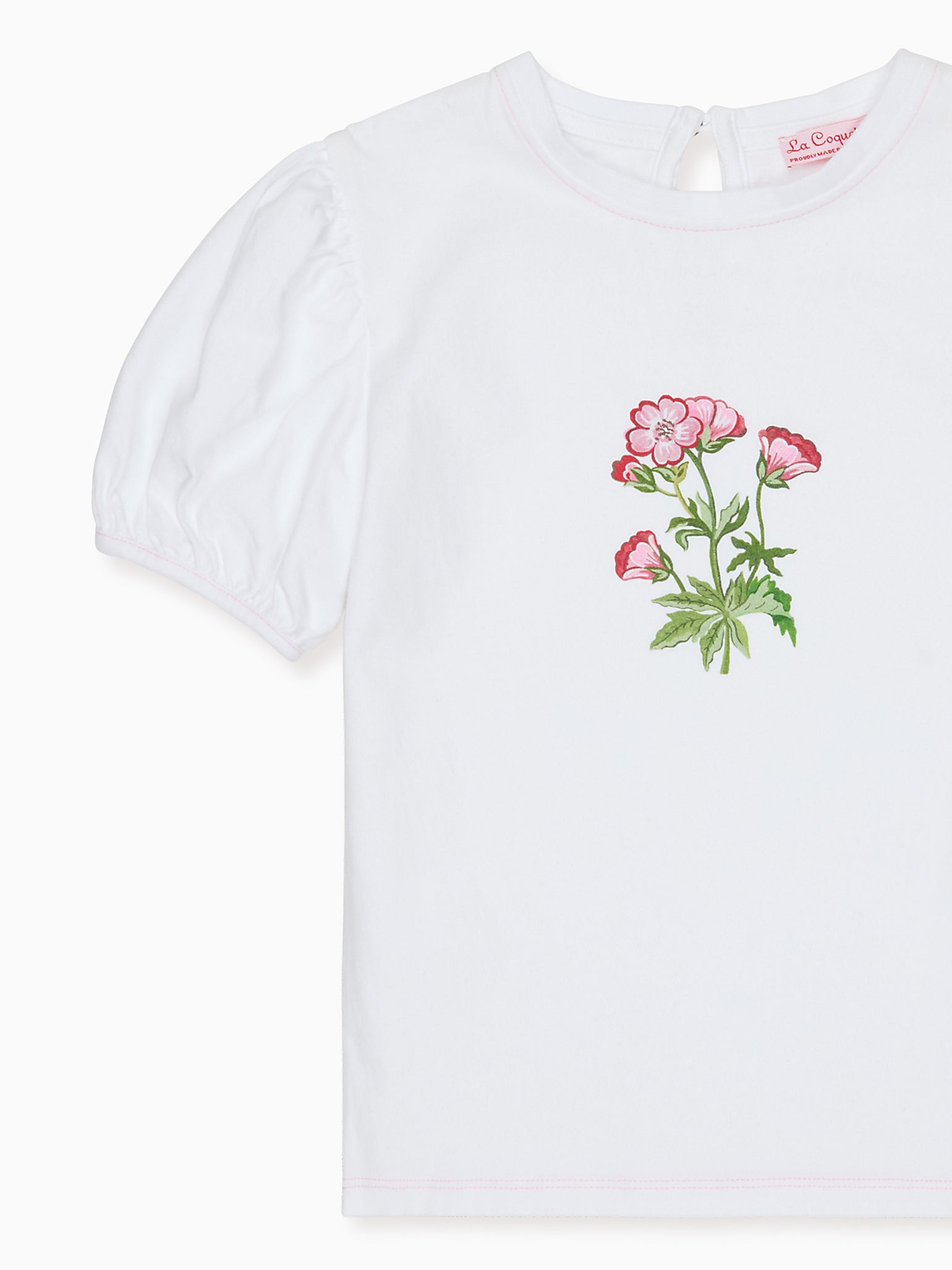 White Scarlet Girl Top