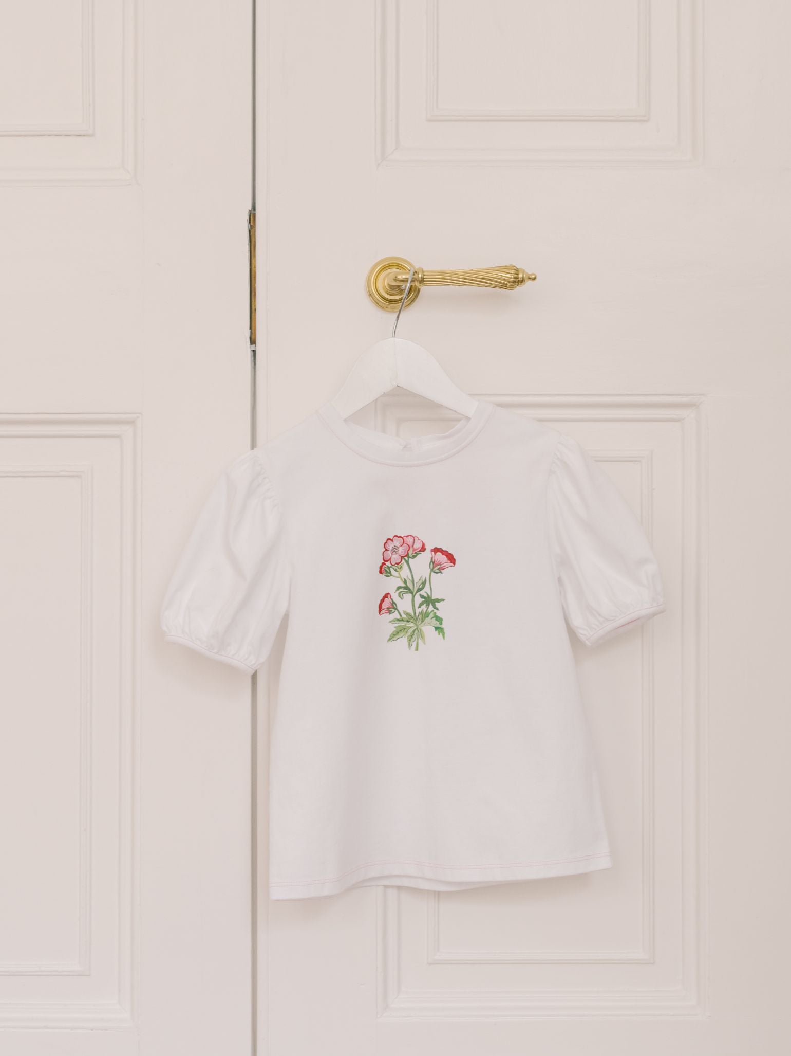 White Scarlet Girl Top