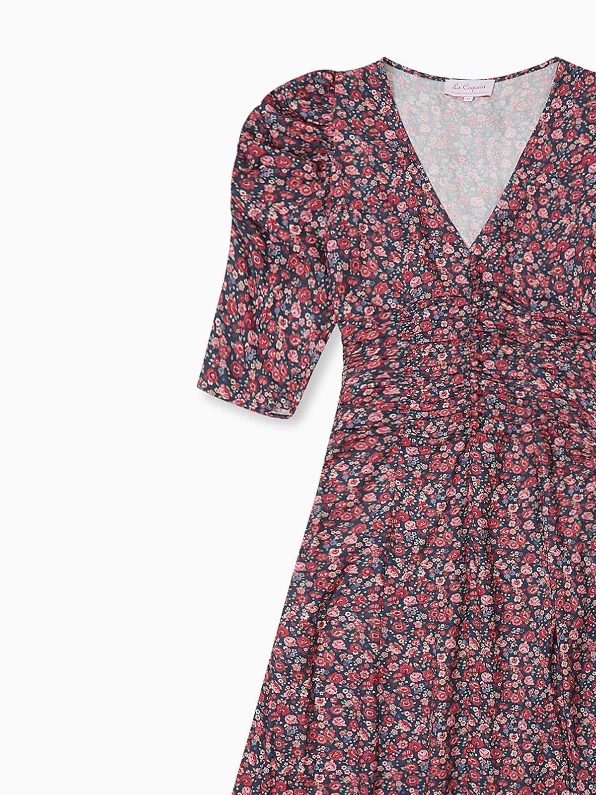 Navy Floral Siena Women Long Dress