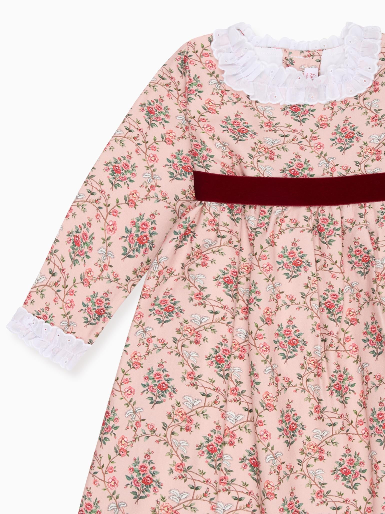 Rose Floral Silas Girl Dress