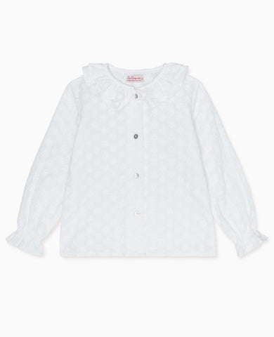 White Solara Girl Cotton Shirt