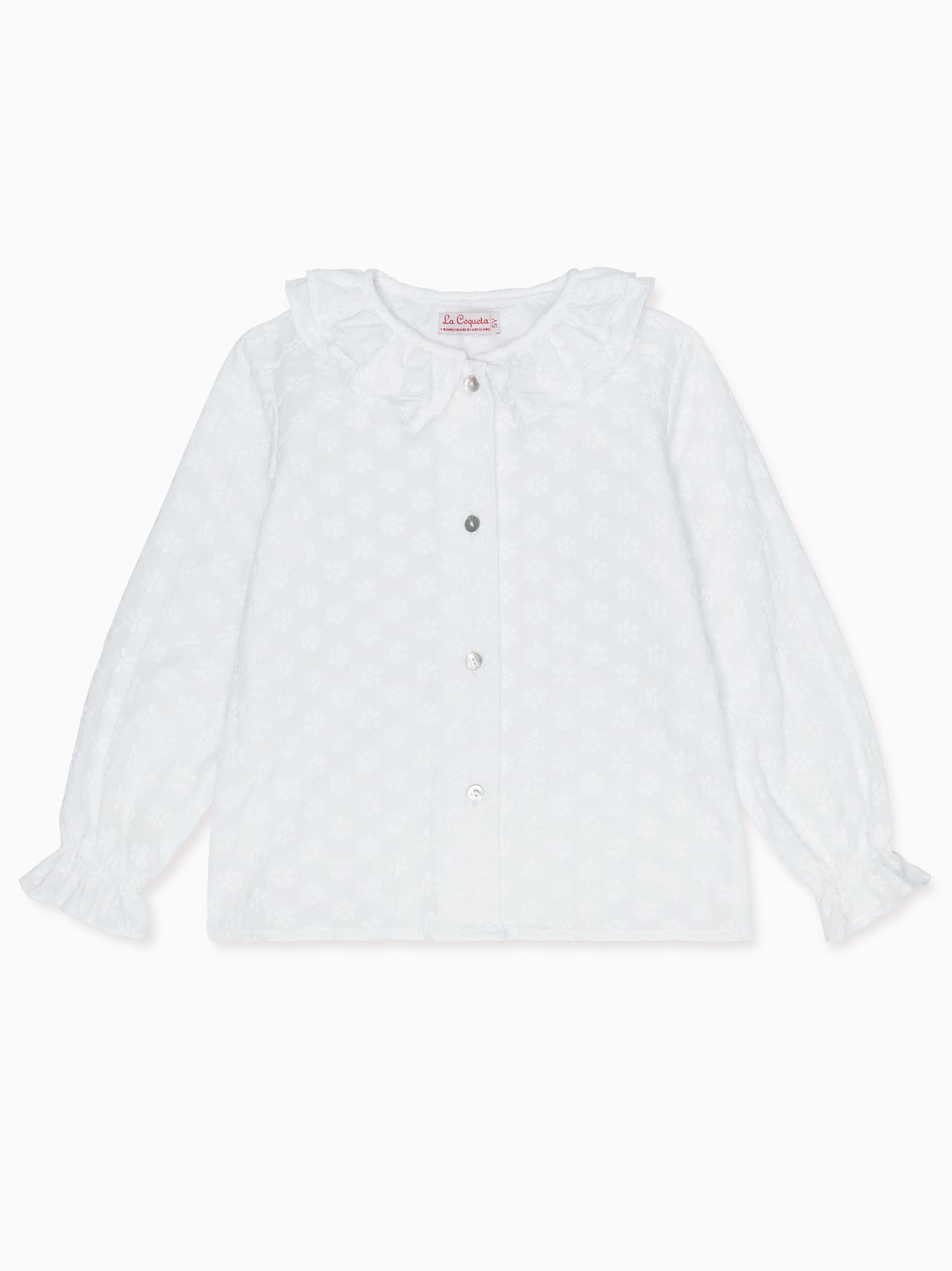 White Solara Girl Cotton Shirt