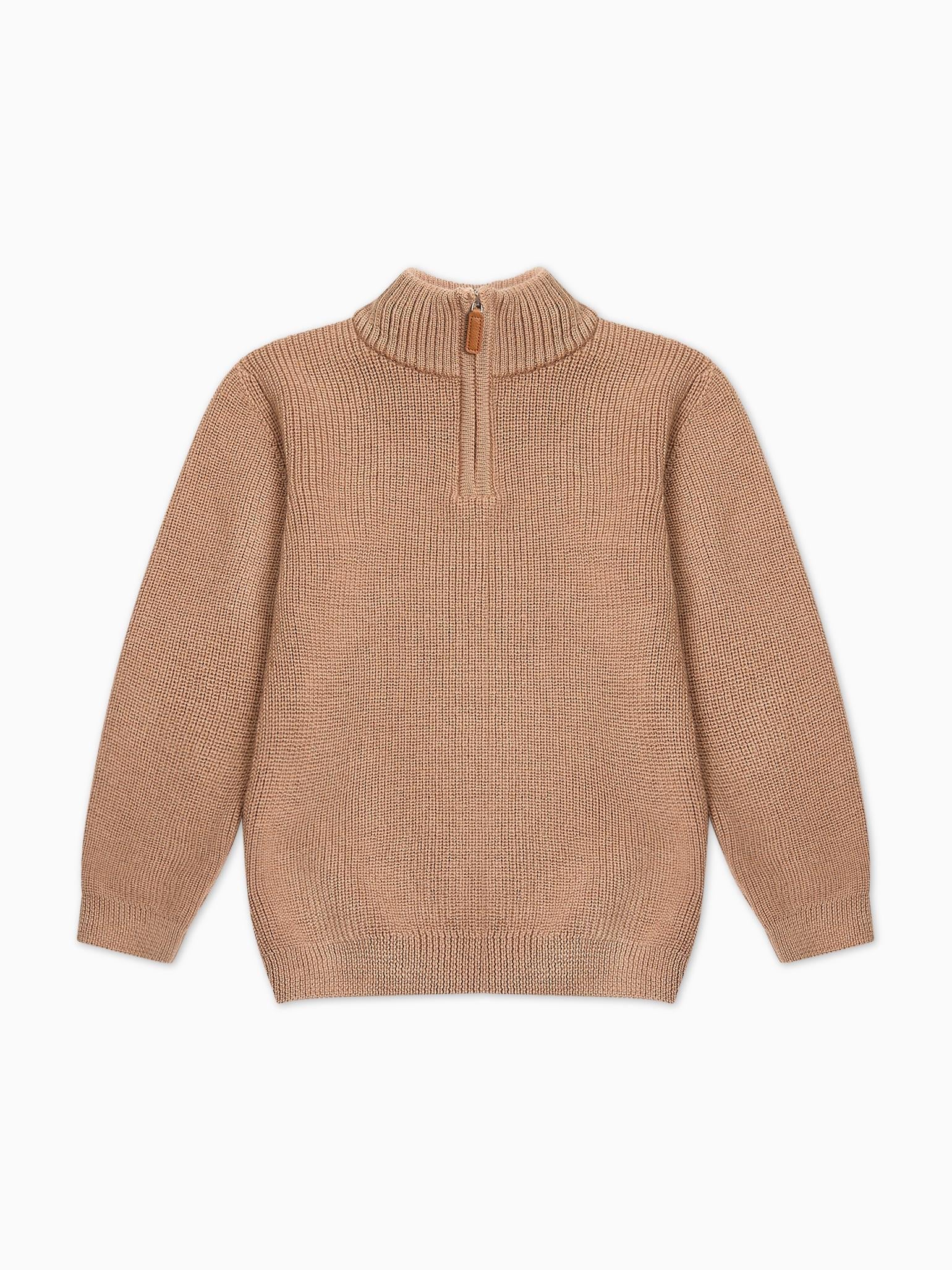 Camel Sonny Merino Boy Jumper
