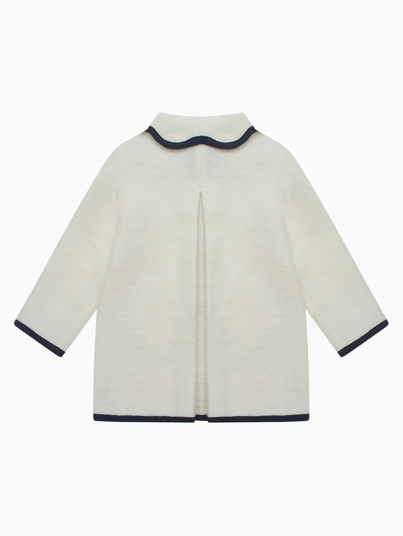 Ivory Sophia Girl Coat