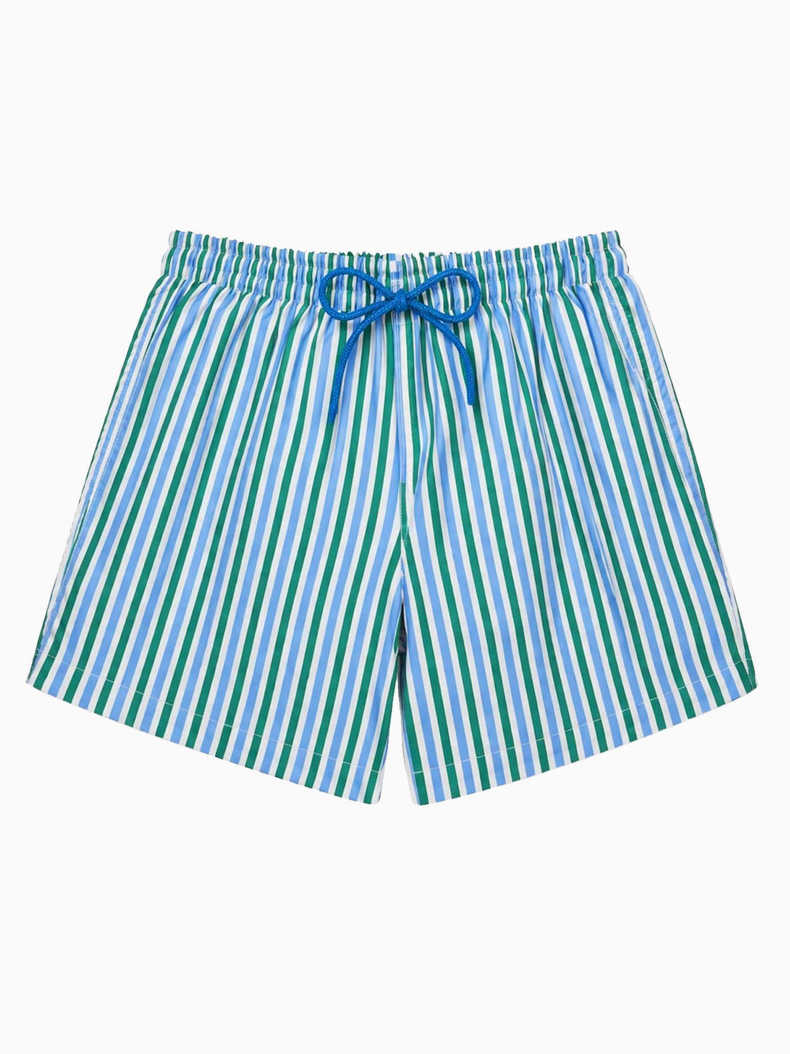 Green Stripe Bravo Boy Swim Short