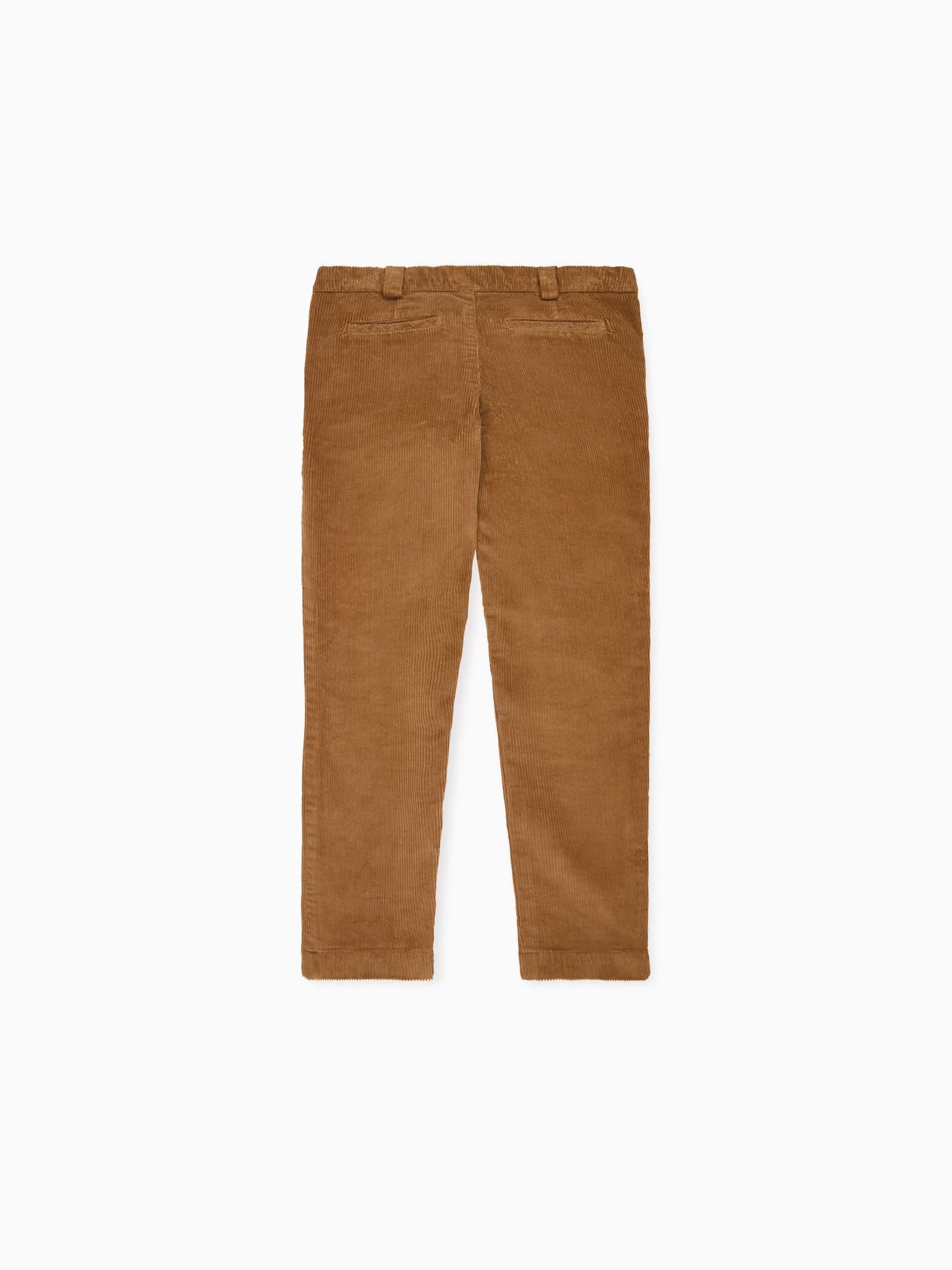 Camel Reinaldo Corduroy Boy Trousers