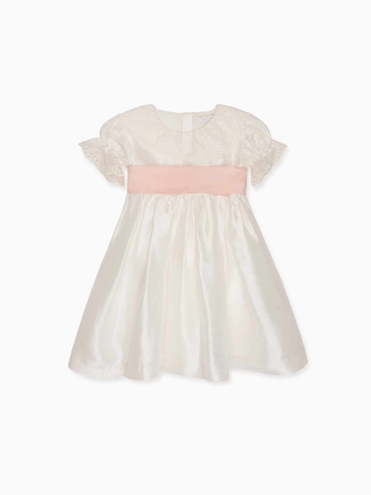 Ivory Tabitha Silk Ceremony Girl Dress