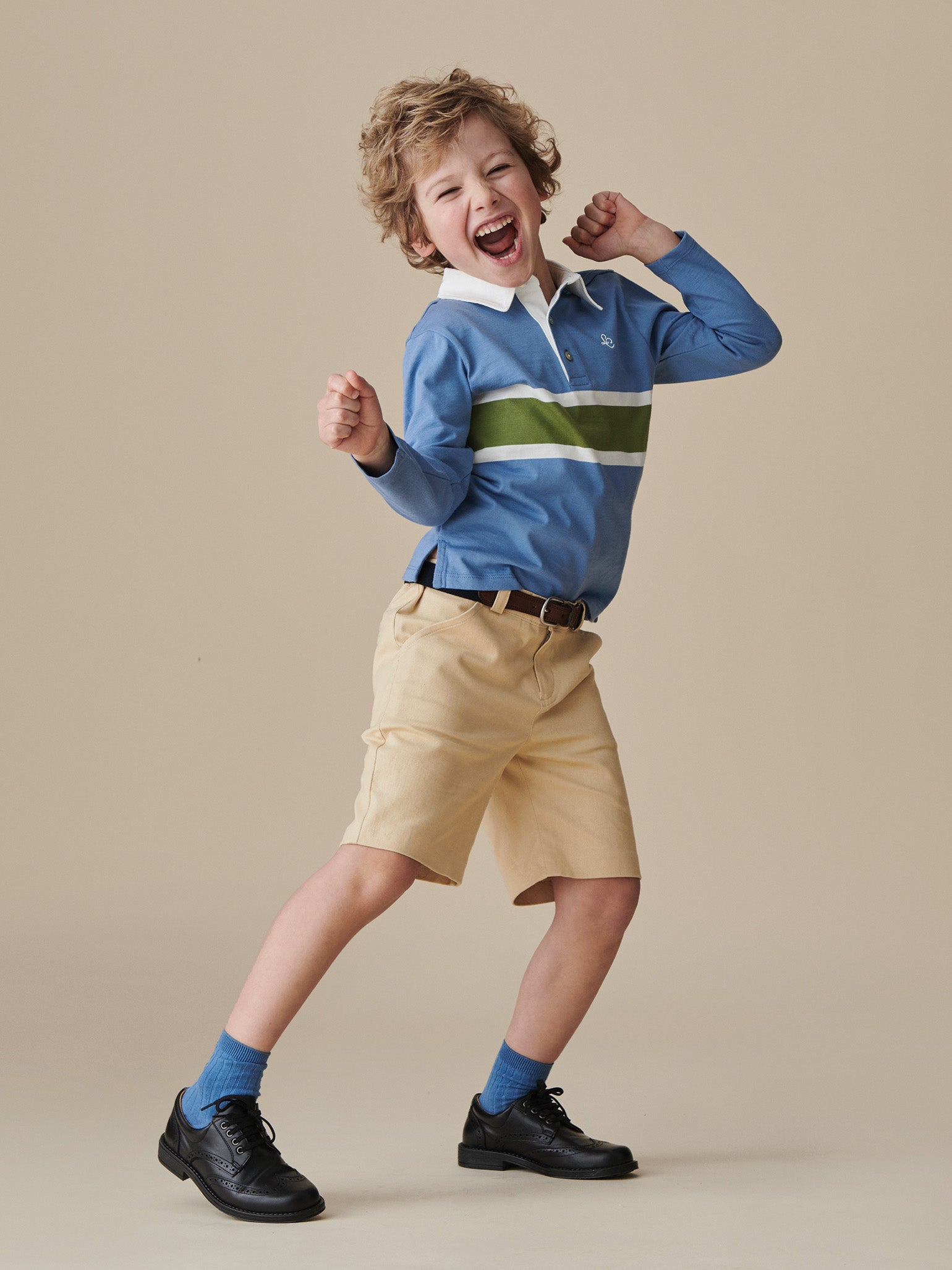 Tijo Polo Shirt & Bocusi Shorts Boy Outfit Bundle