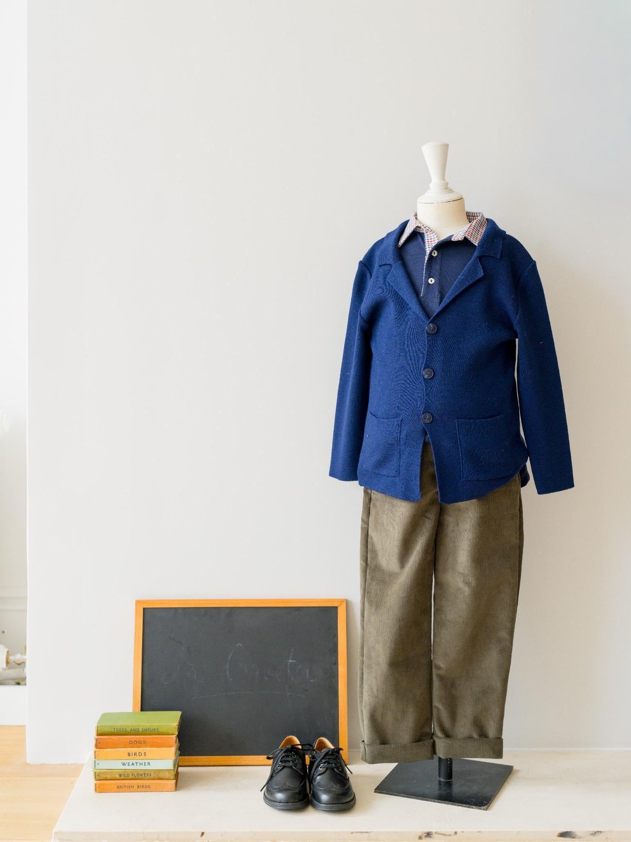 Olive Benito Corduroy Boy Trousers