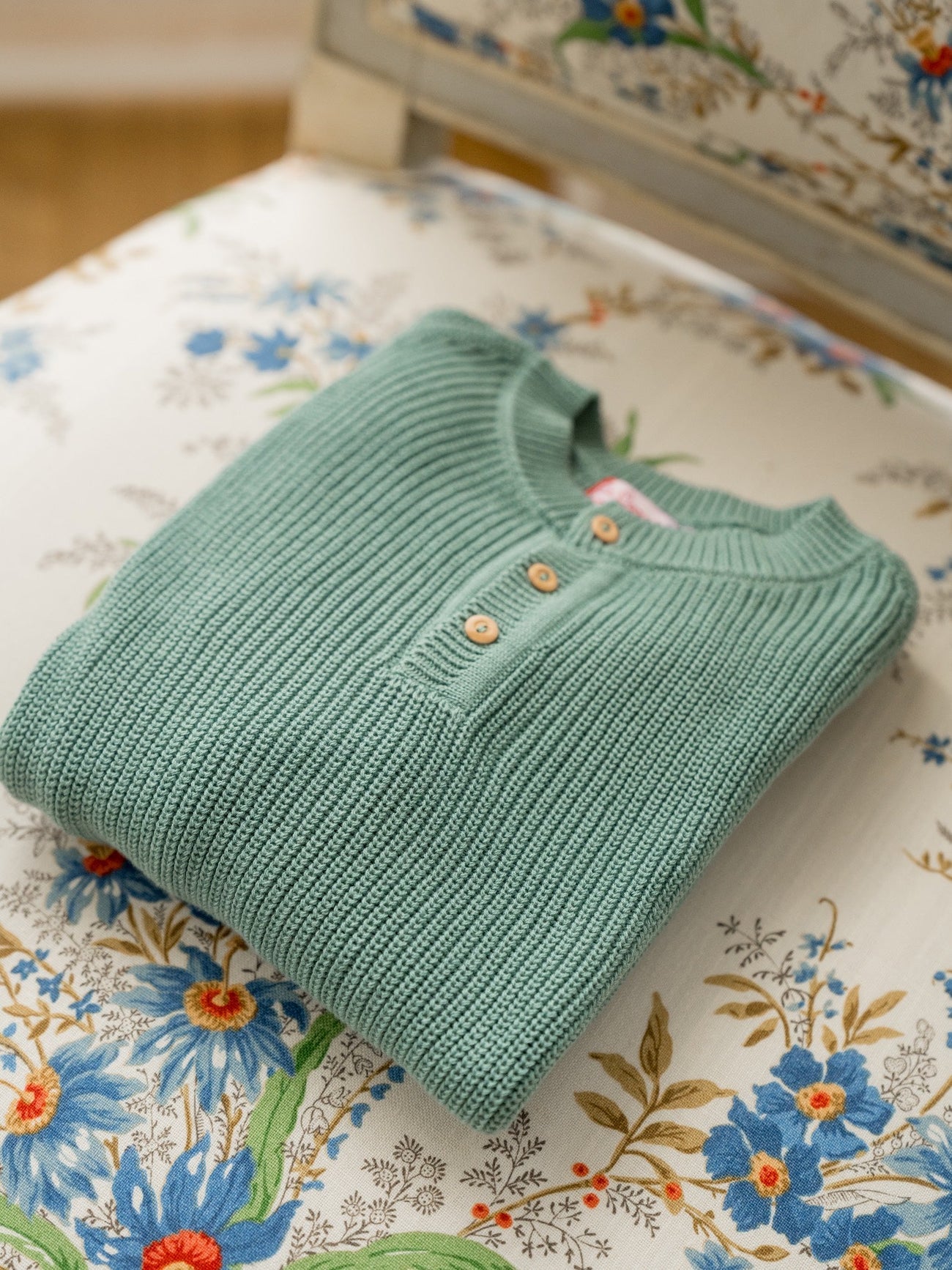 Sage Tristan Cotton Boy Jumper