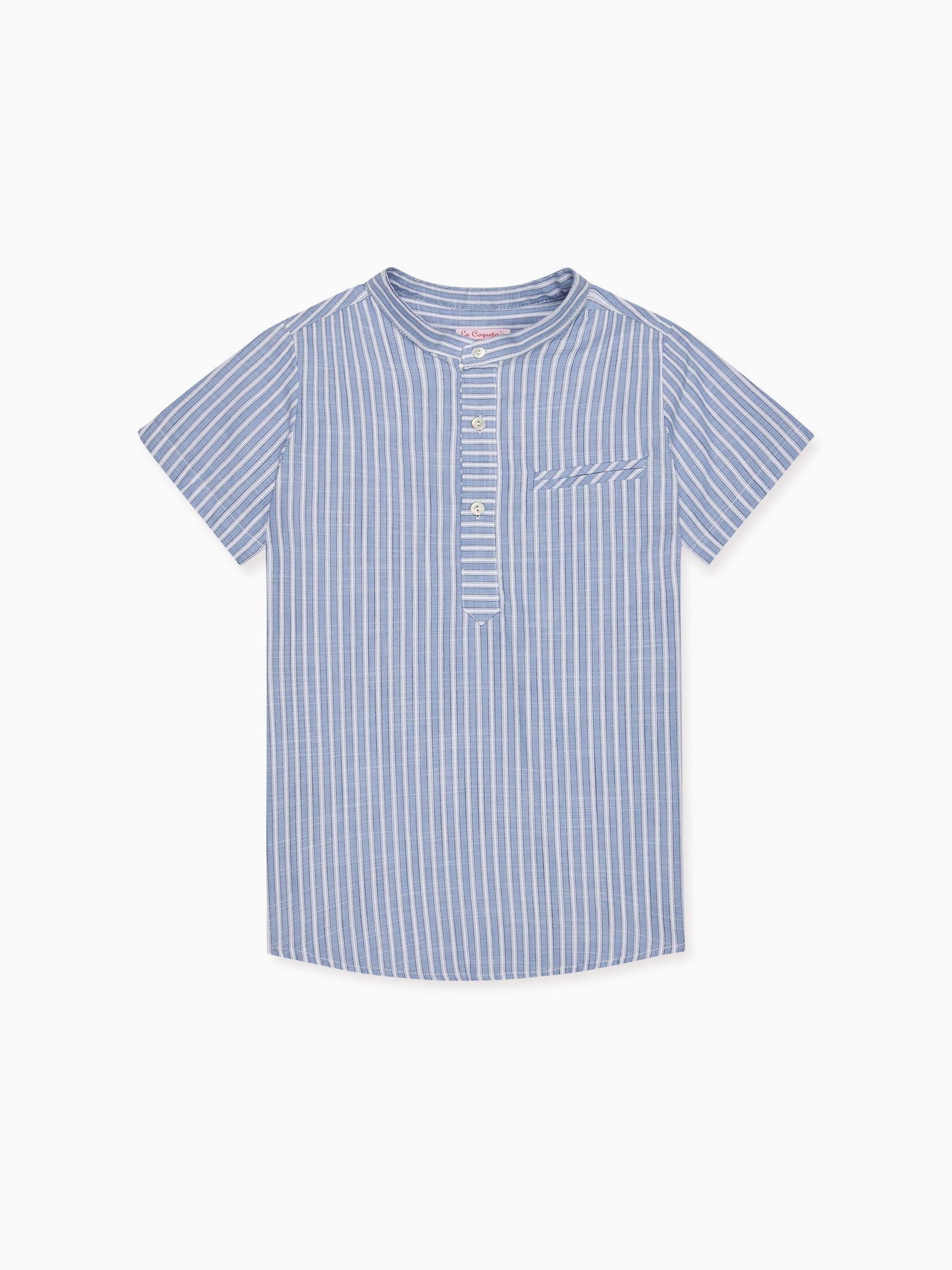 Blue Stripe Arcos Boy Shirt