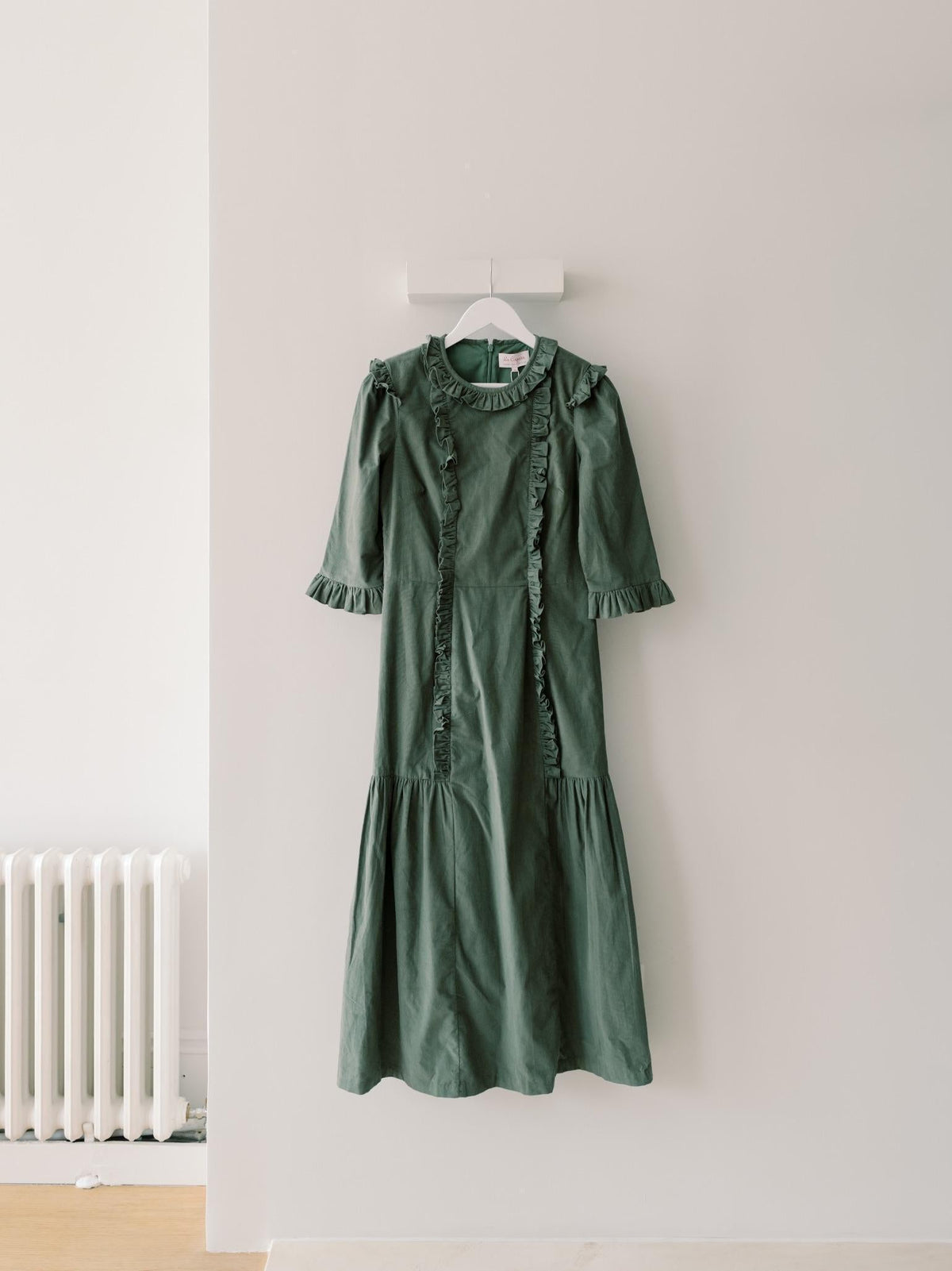 Olive Green Violeta Women Long Dress