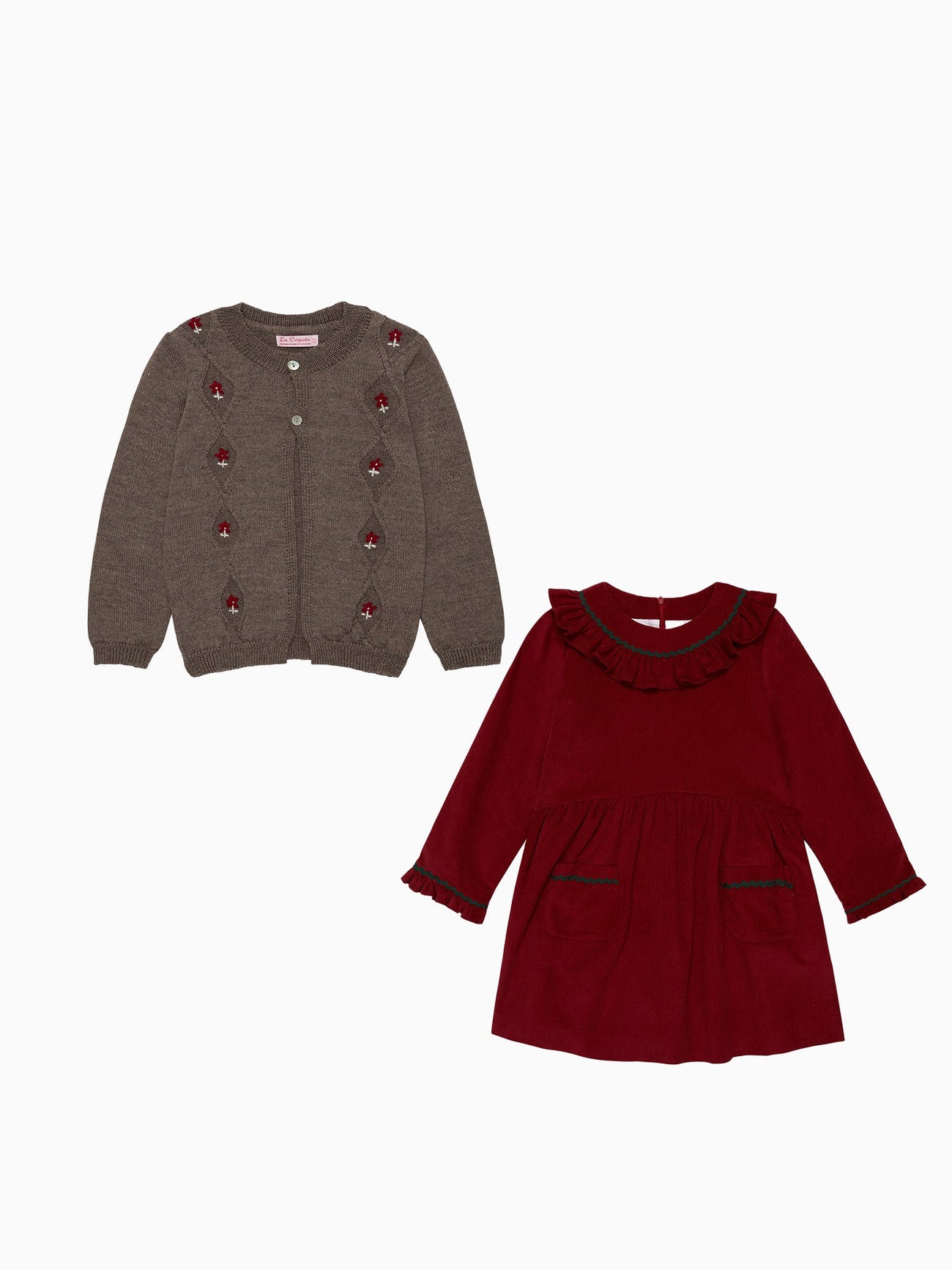 Vivian Dress & Espina Cardigan Girl Outfit Bundle