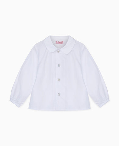 White Bara Long Sleeve Baby Shirt